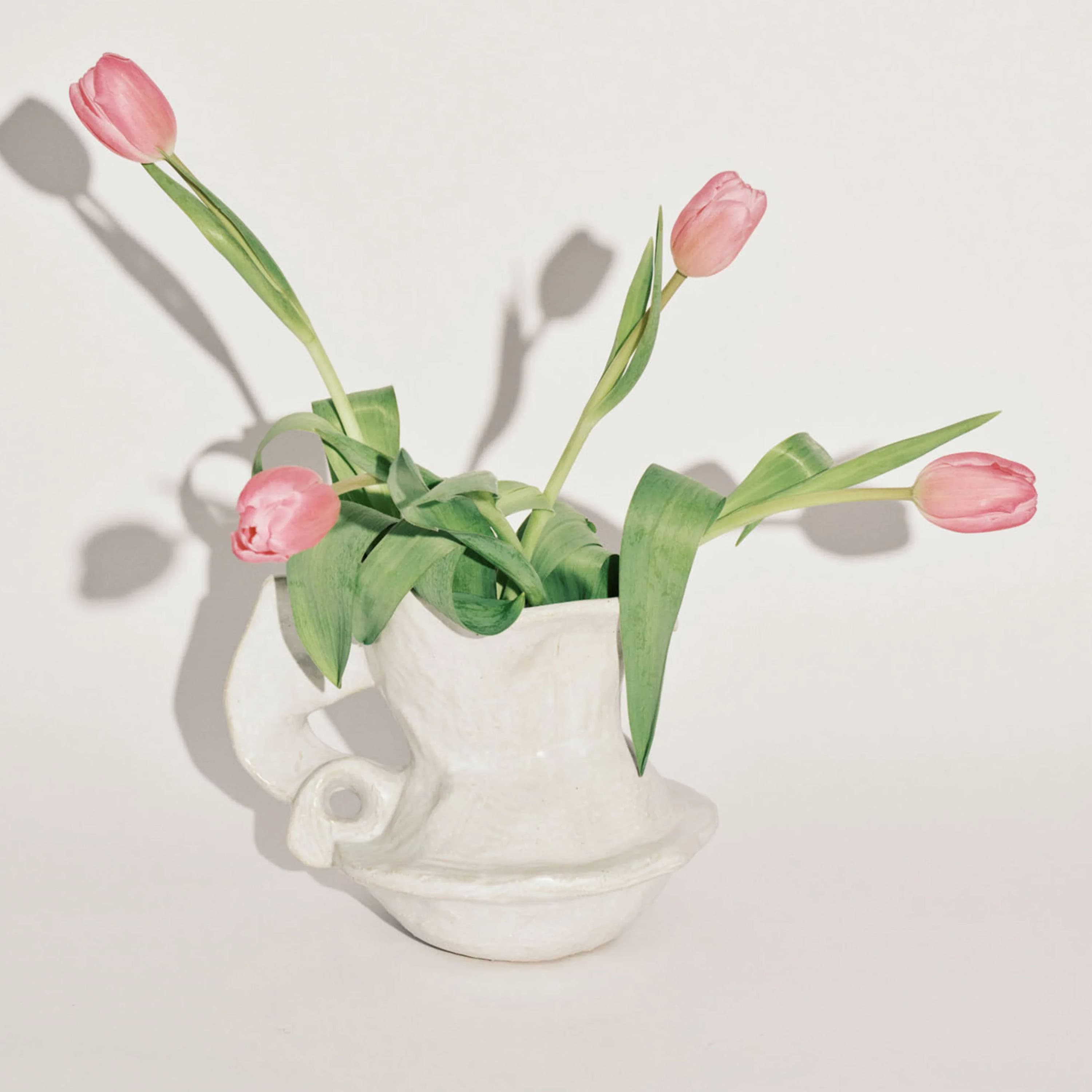 Rosie 01 Vase White 17 cm