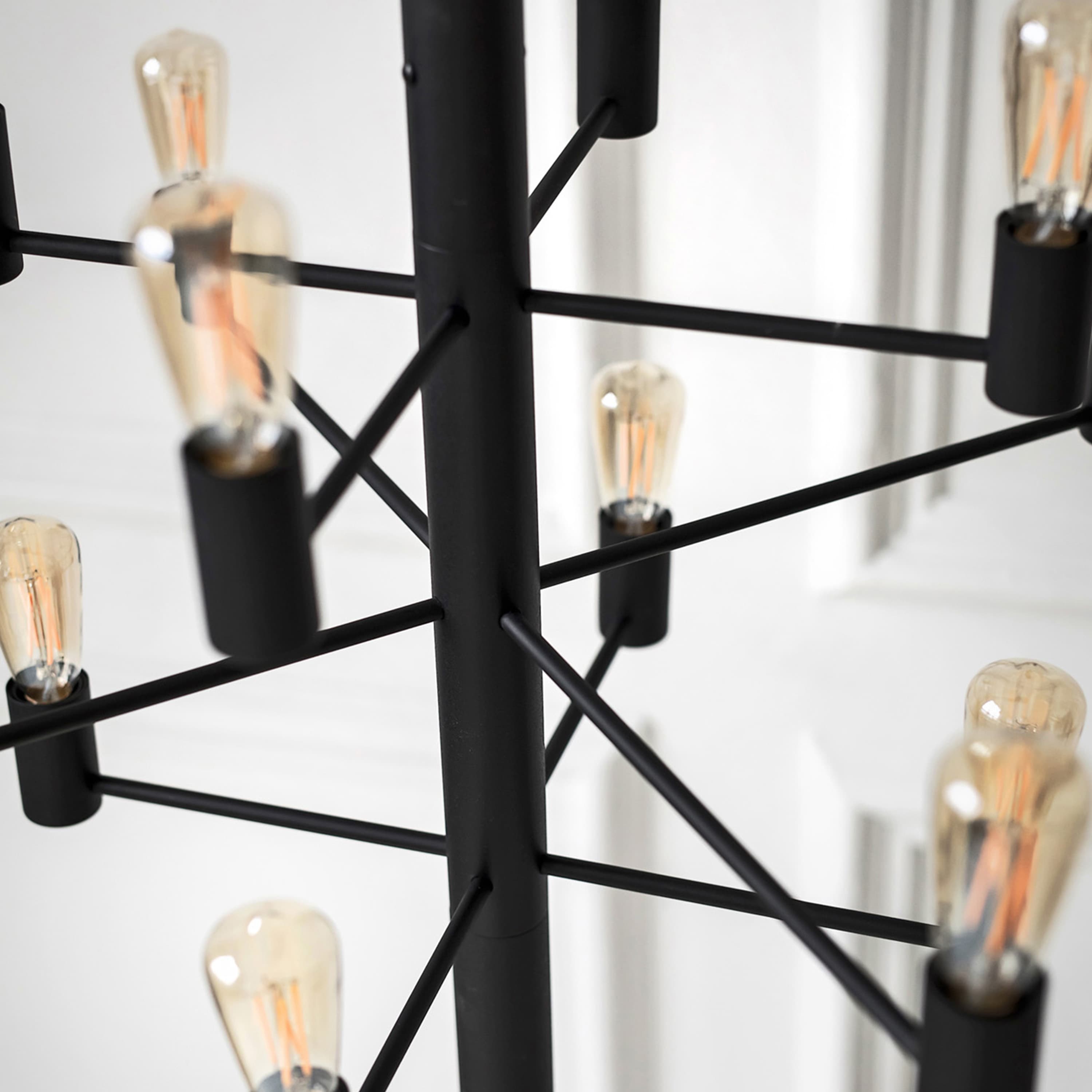 Manola 12 LED-Deckenleuchte Schwarz