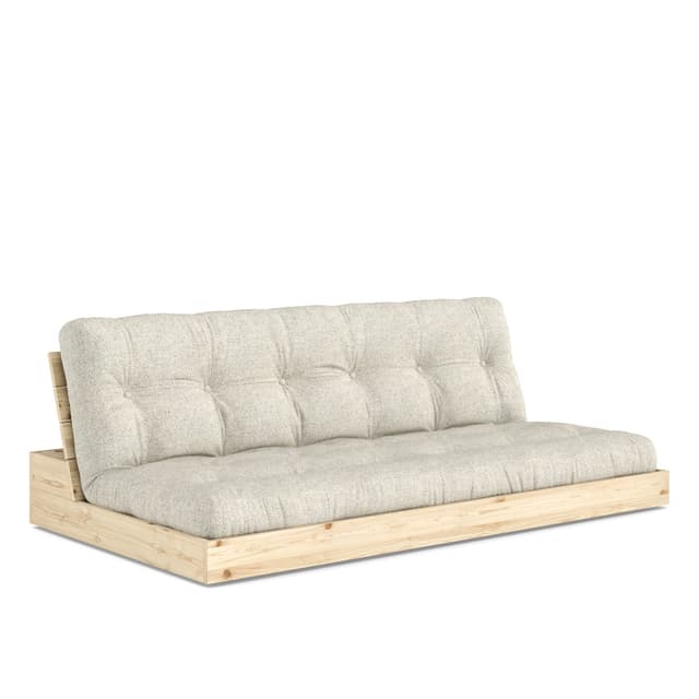 Base Schlafsofa Clear Lacquered/Warm Sand 196cm