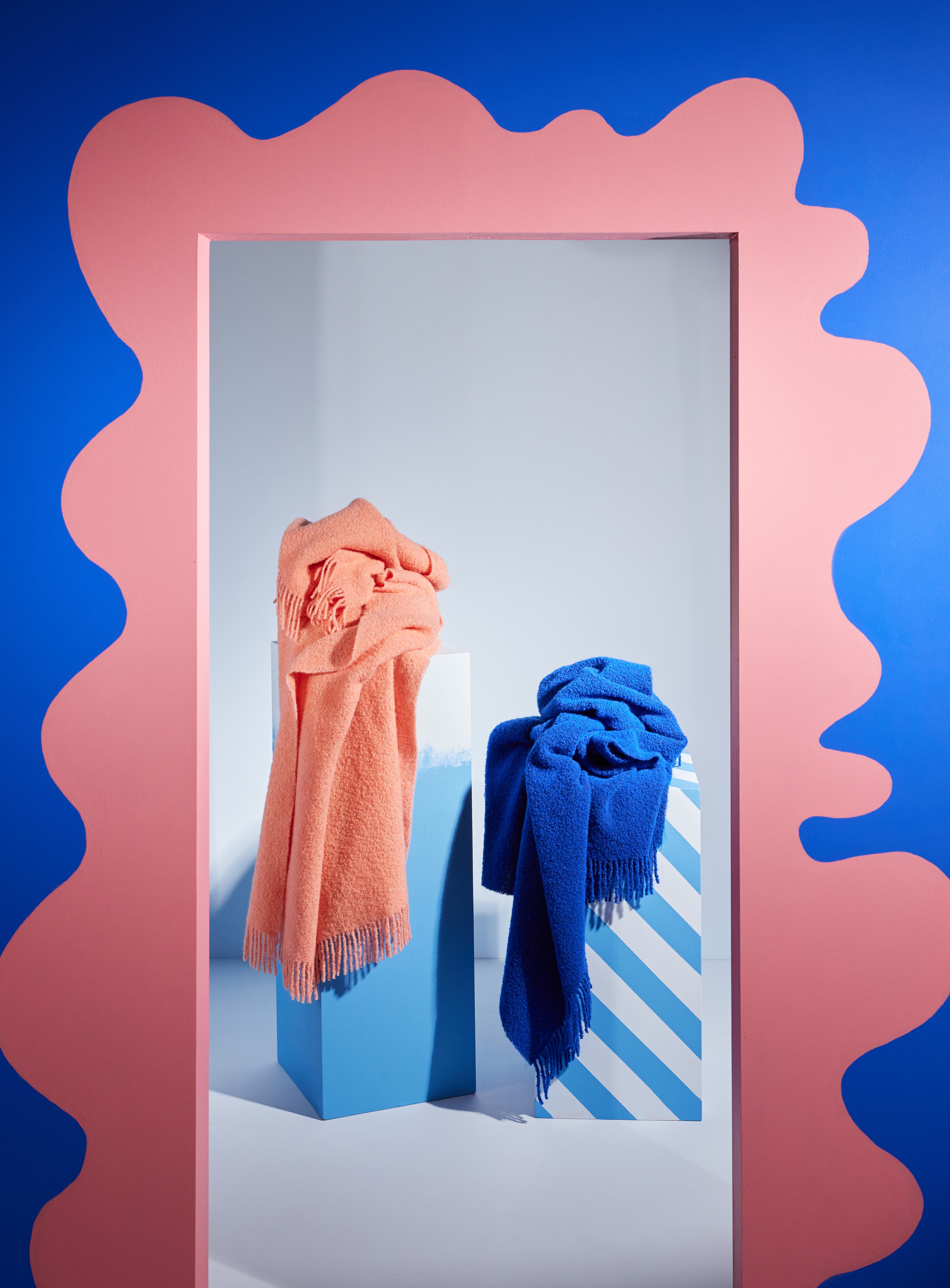 Franca Decke Blau 130x170