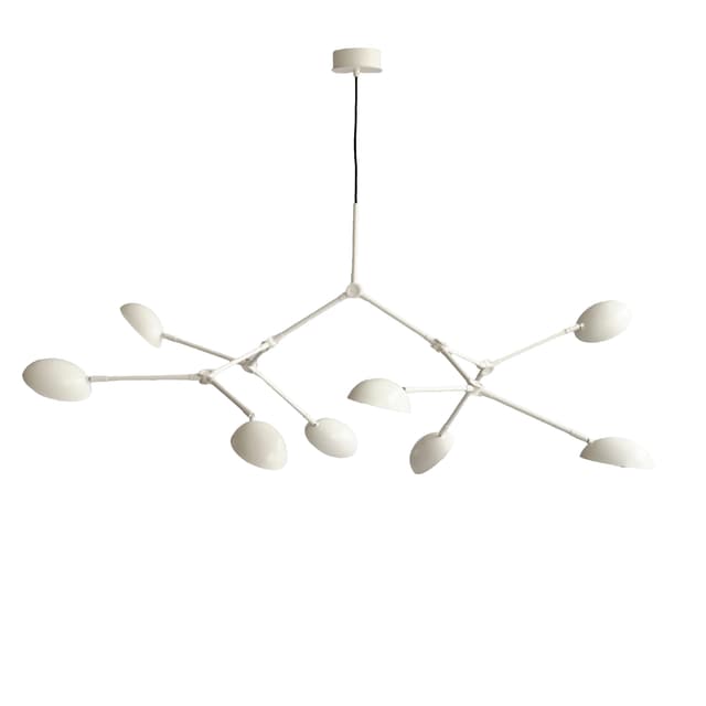 Drop Deckenlampe Weiß 154 cm