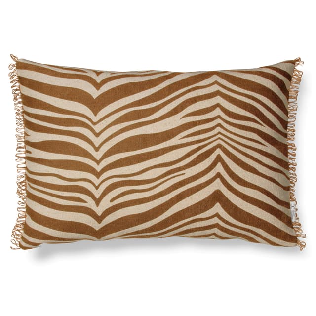 Zebra Decorative Cushion Glazed Ginger 40x60