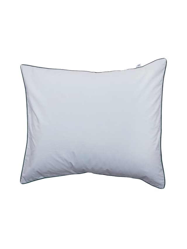 Powder Pillowcase Organic Light Blue/Dark Blue 60x80