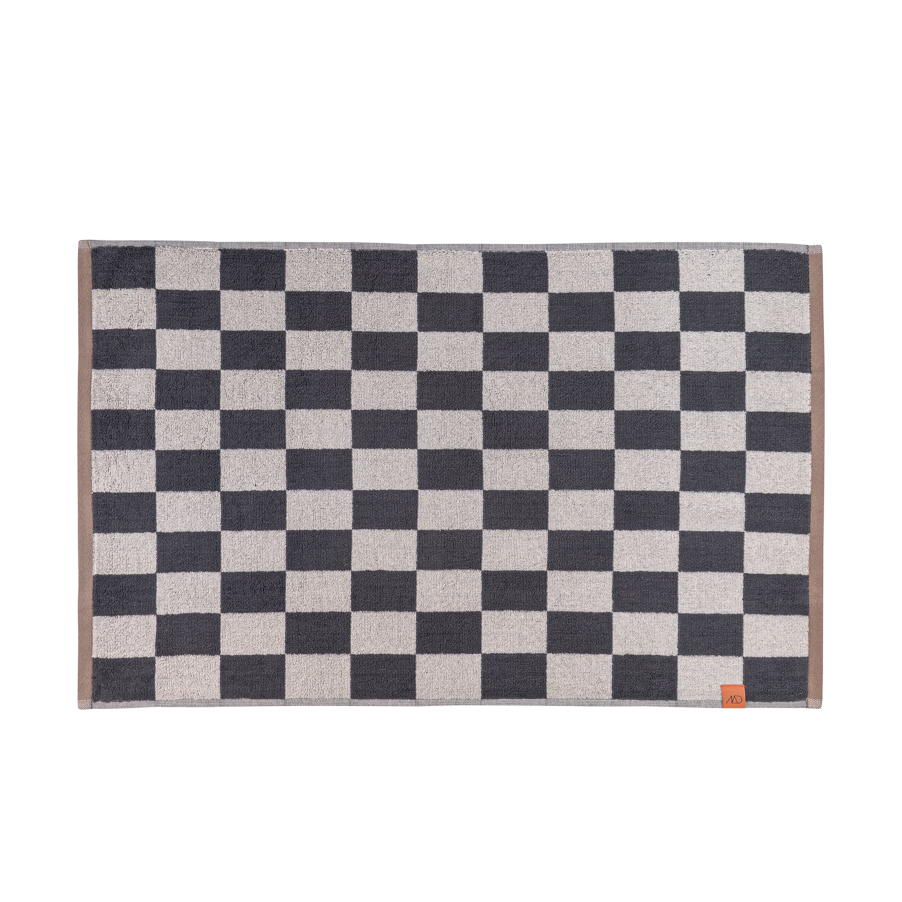 Retro Badematte Dunkelgrau 50x80
