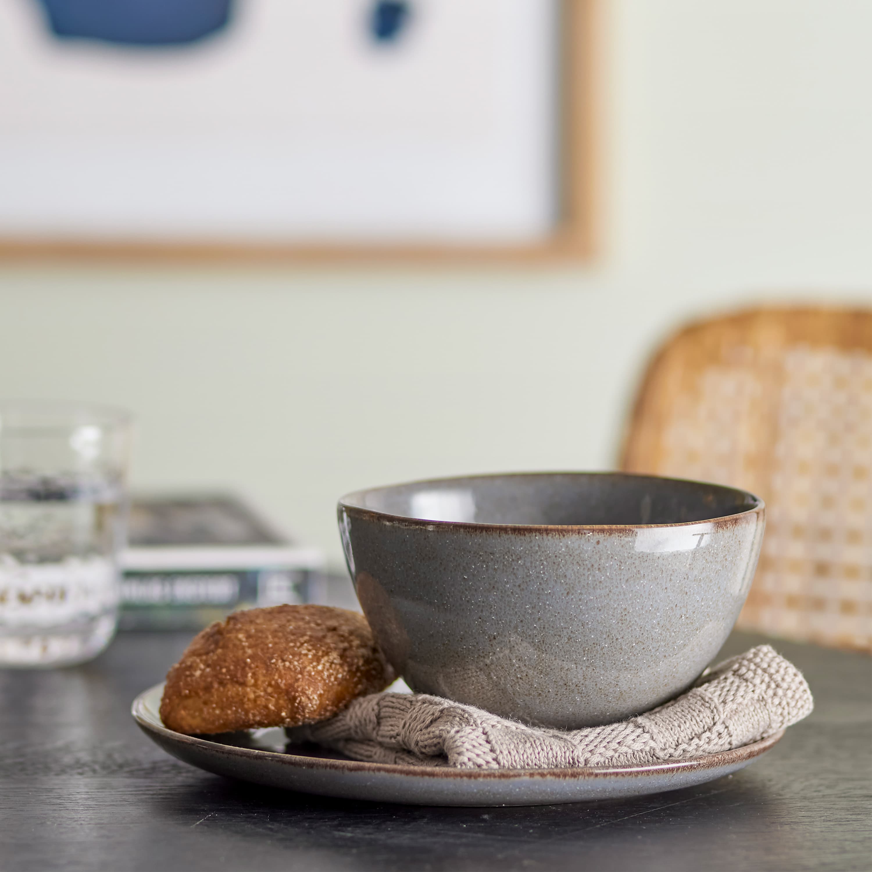 Sandrine Frukostset Grey