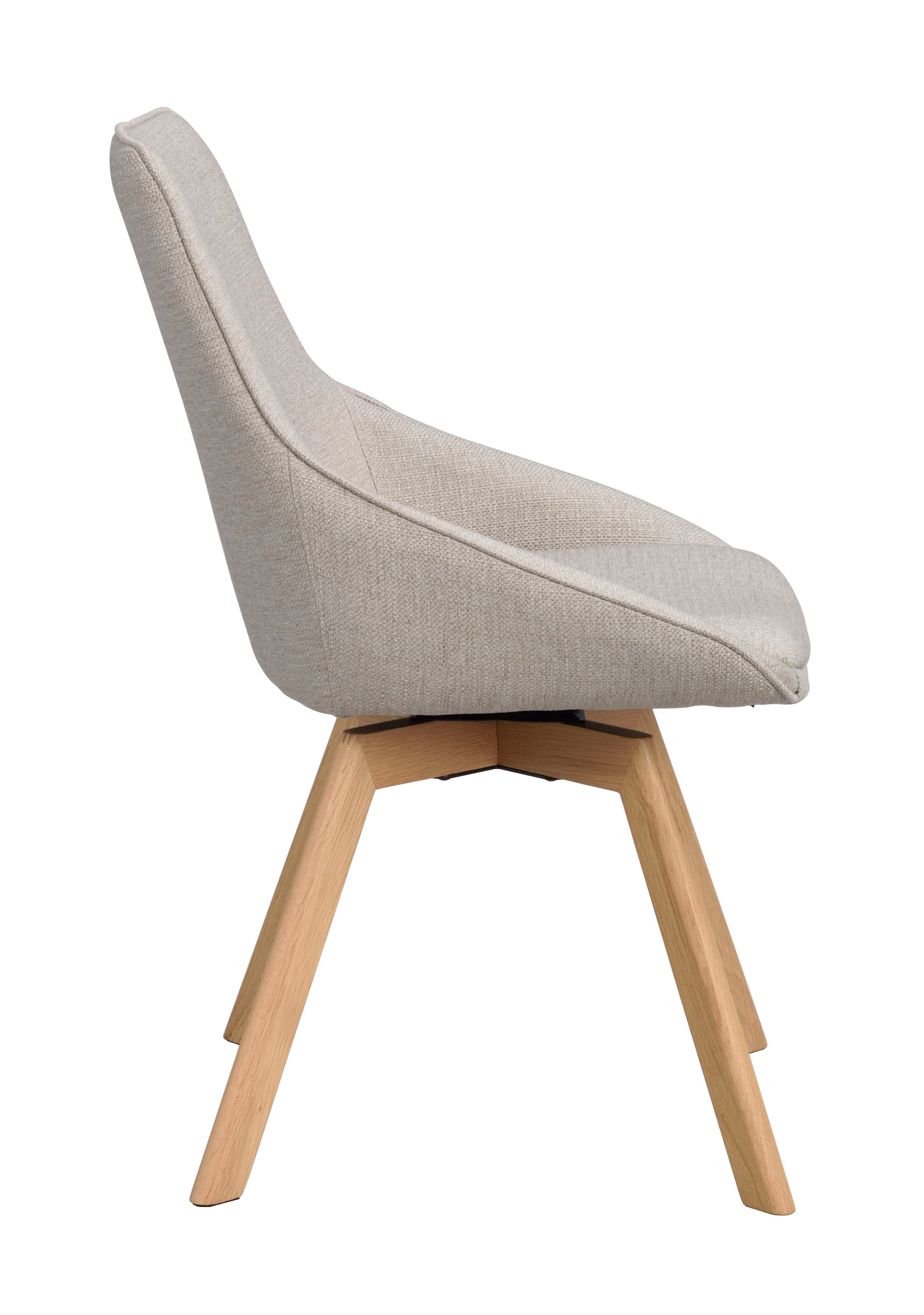 Alison Esszimmerstuhl Beige/Eiche