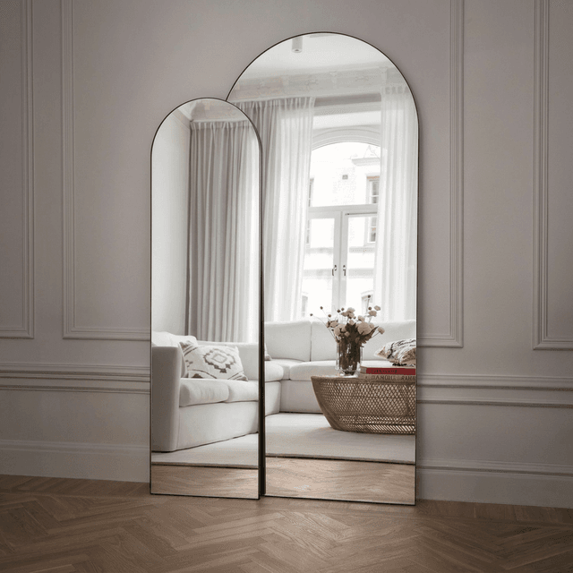 Arco Spiegel 40x140cm Schwarz