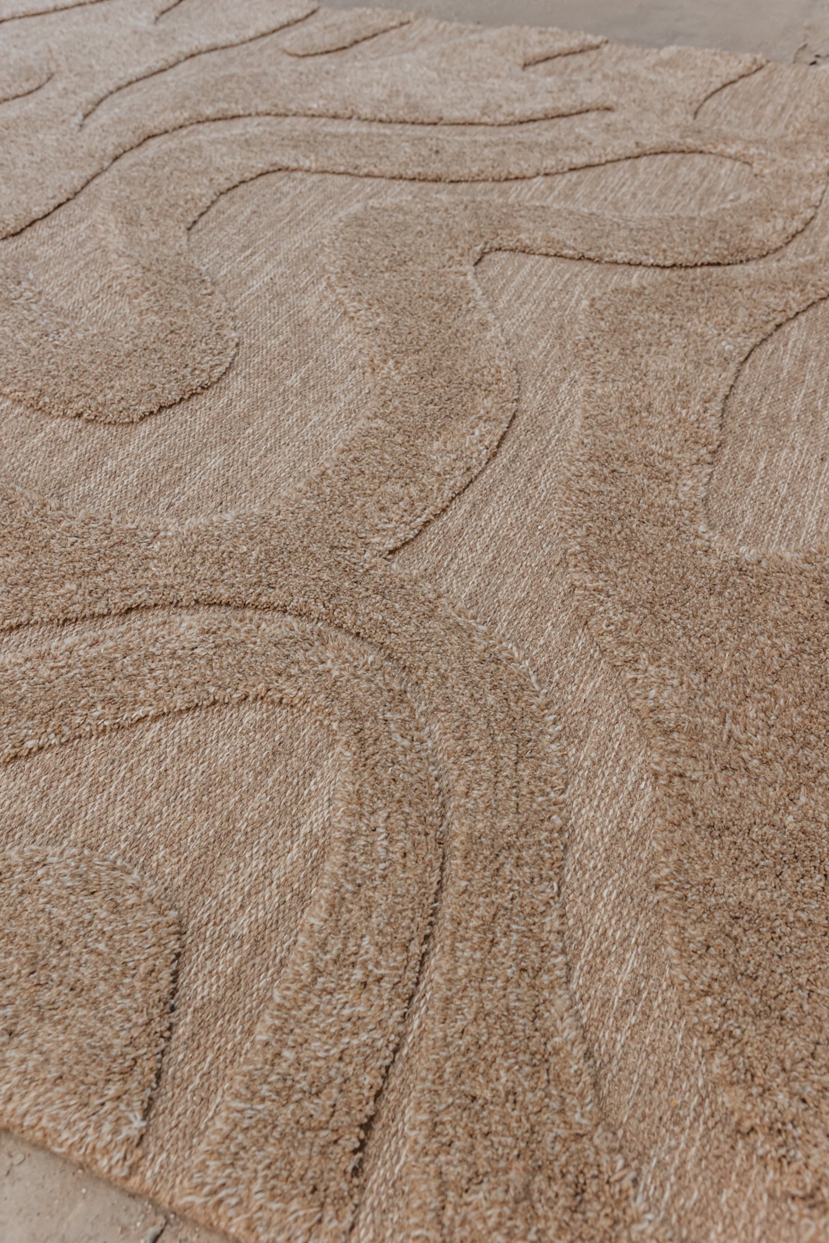 Norlander Wollteppich Beige/Melange 250x350