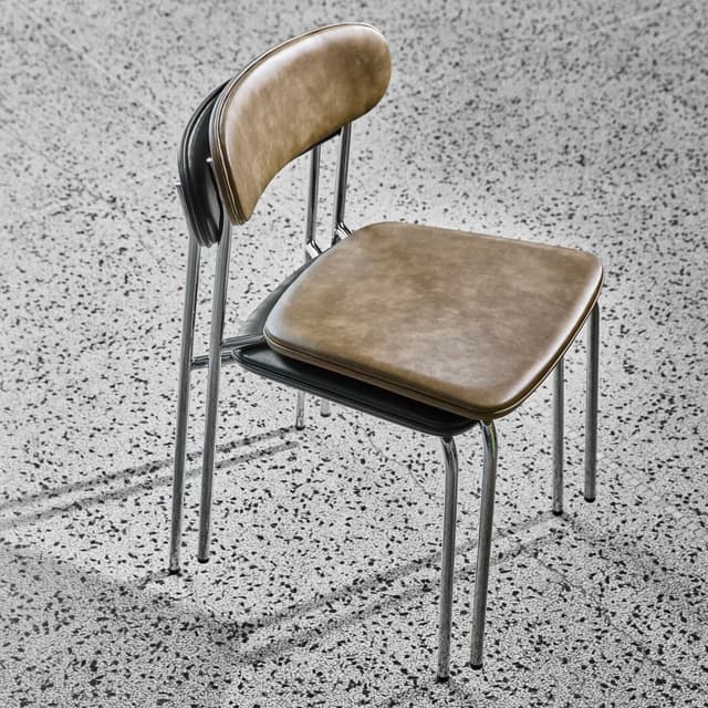 Pova Essstuhl Khaki 2er-Pack