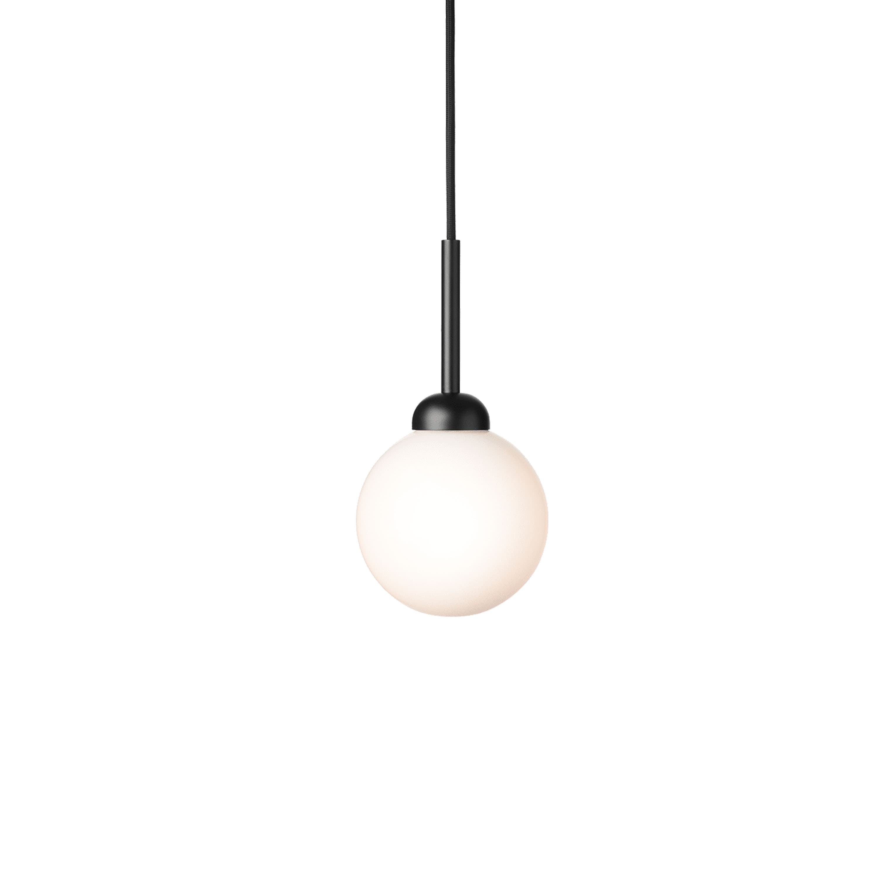 Apiales 1 ceiling lamp Satin Black/Opal