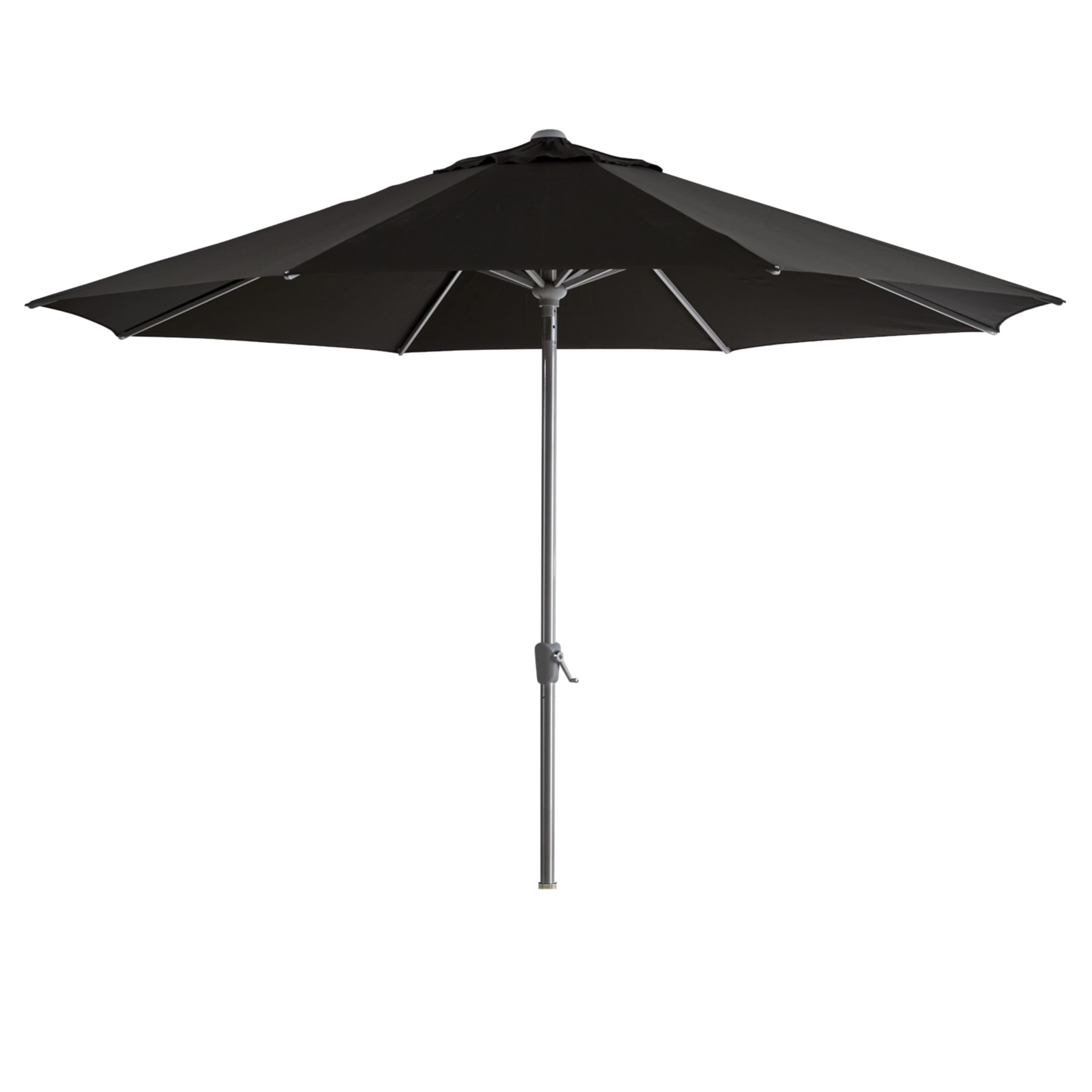 Abriola Parasoll Charcoal Black 330cm