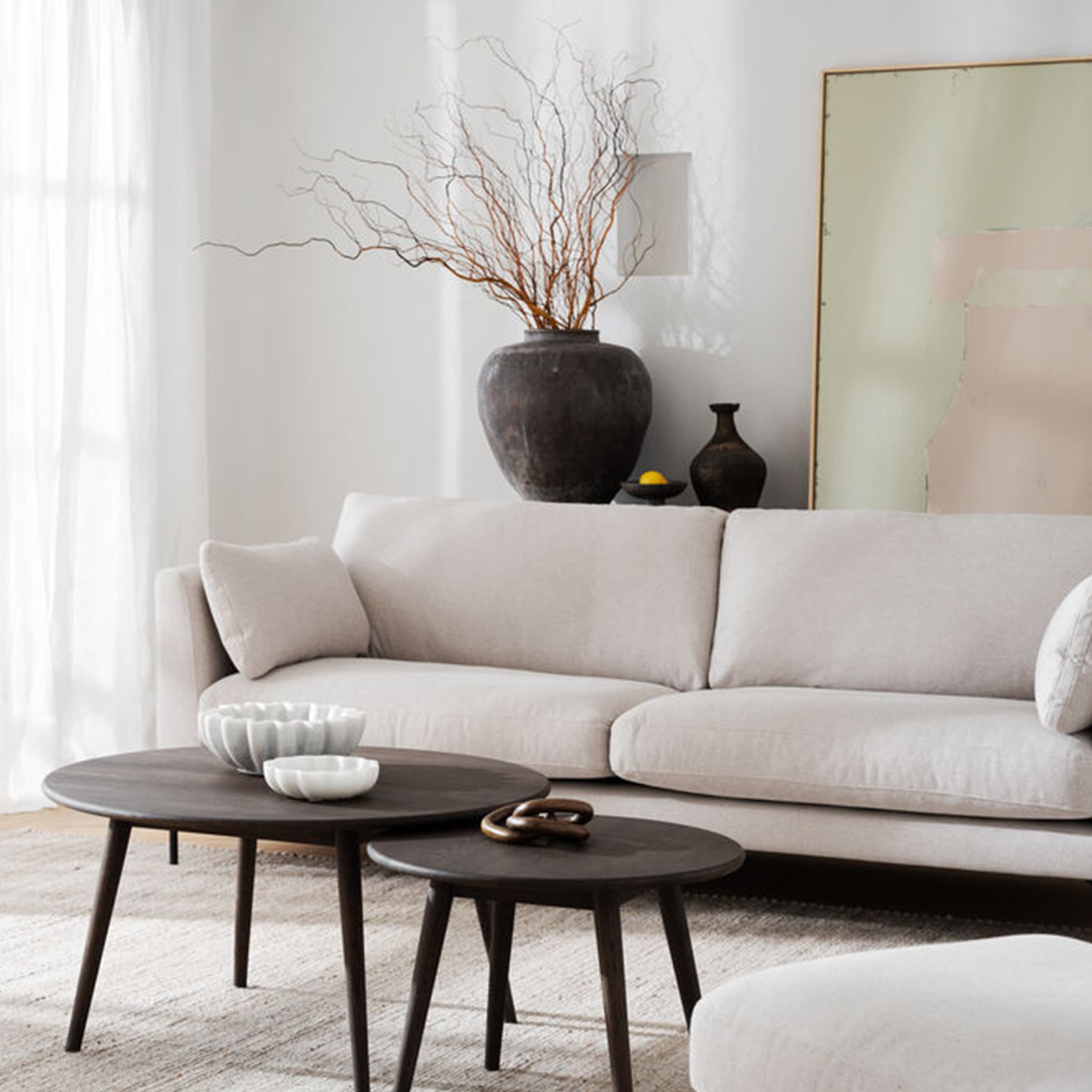 Corwin 3-sits Soffa Beige