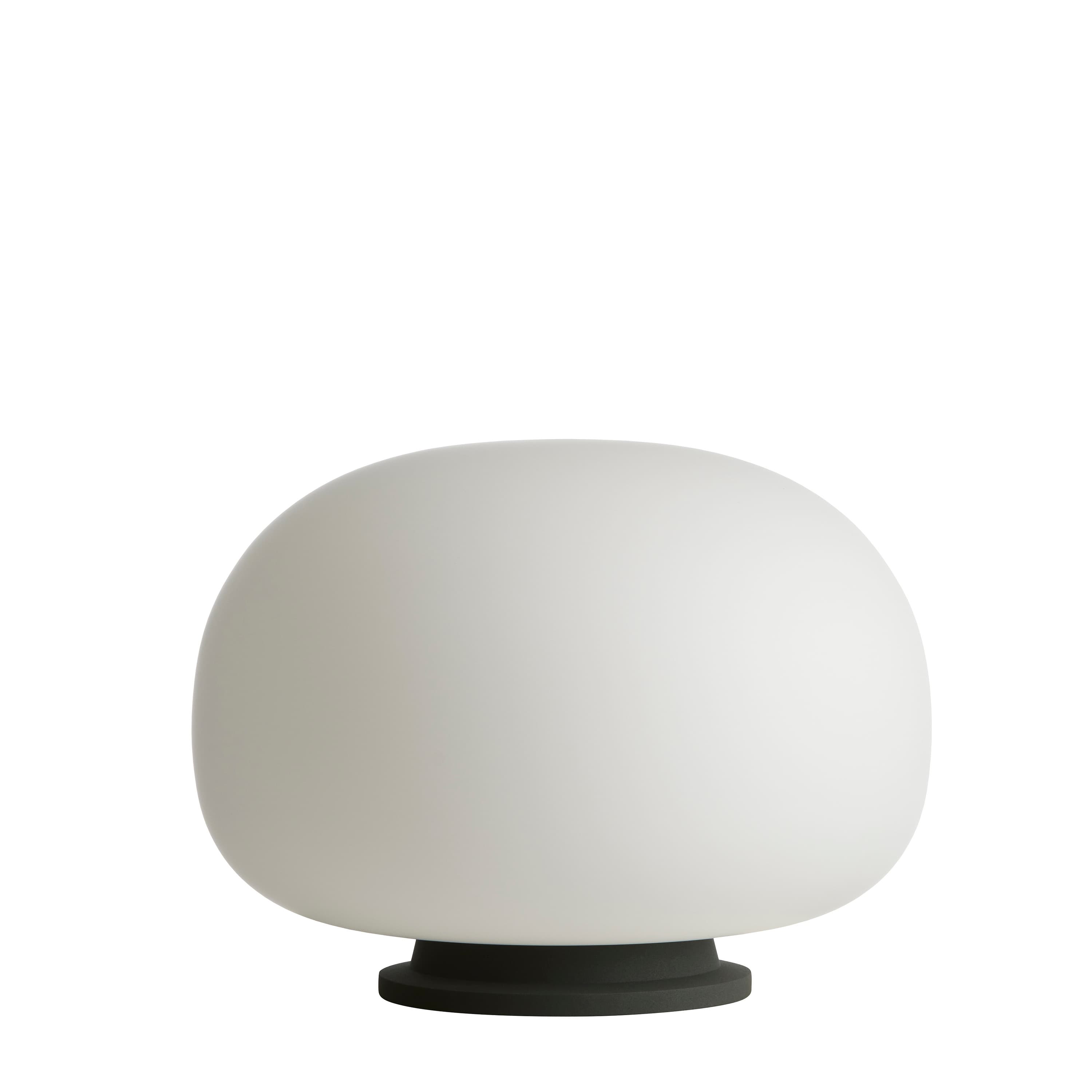 Supernate Table Lamp Opal White/Black Ø38