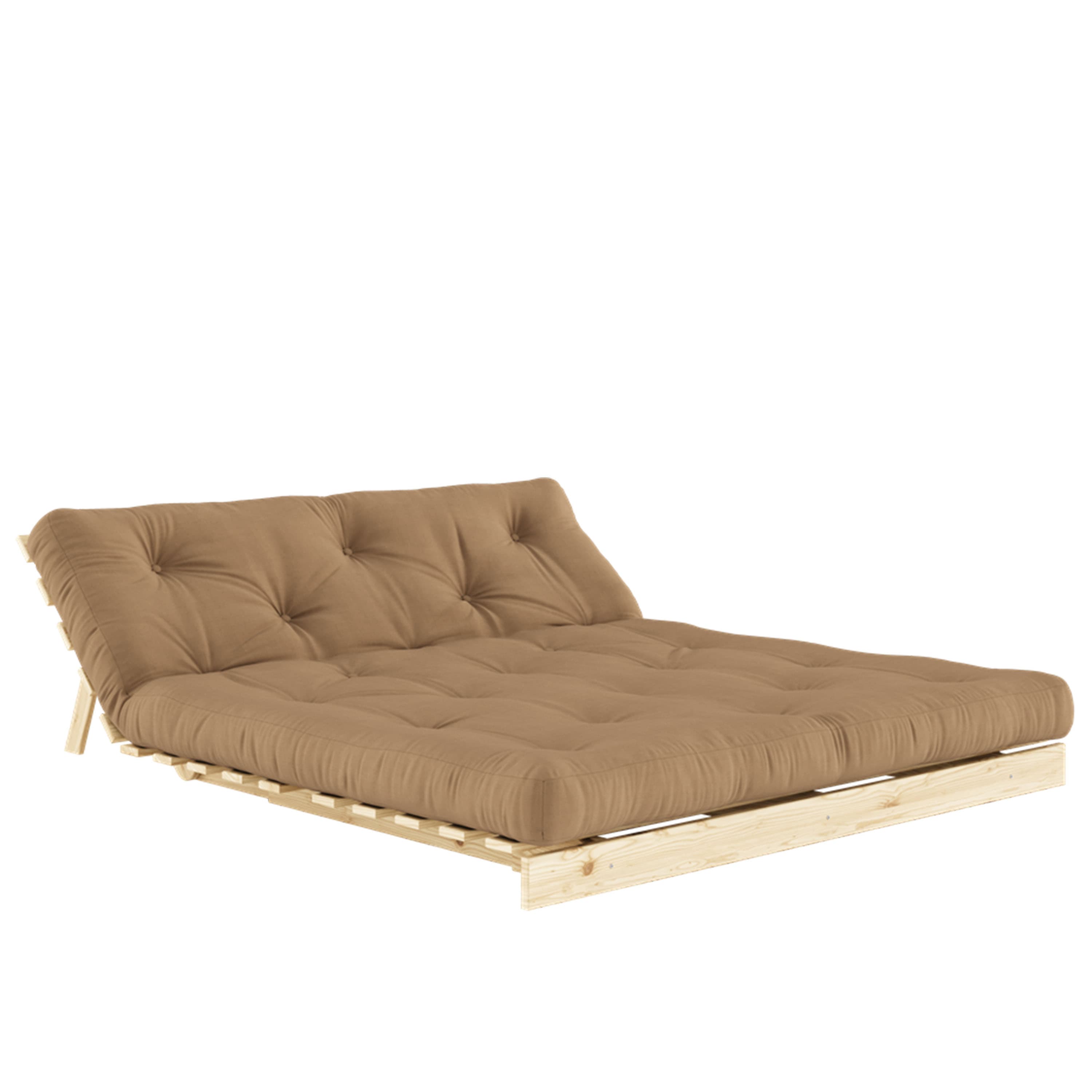 Roots Schlafsofa Natur/Mocca 160cm