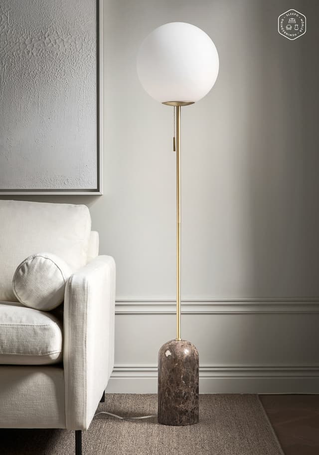 Torrano Floor Lamp Brown