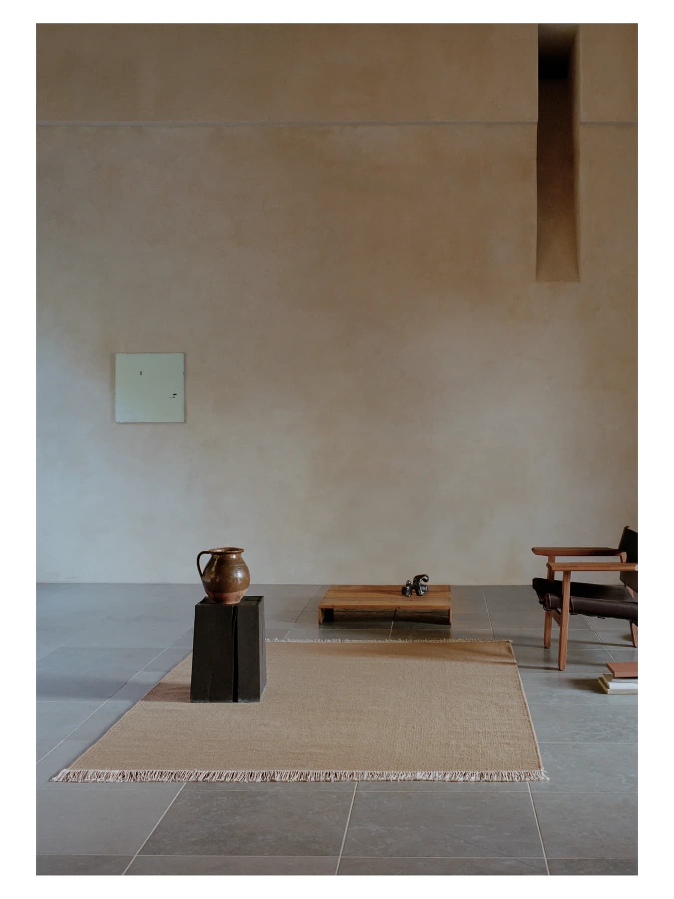 Rainbow Wool Rug White 170x240