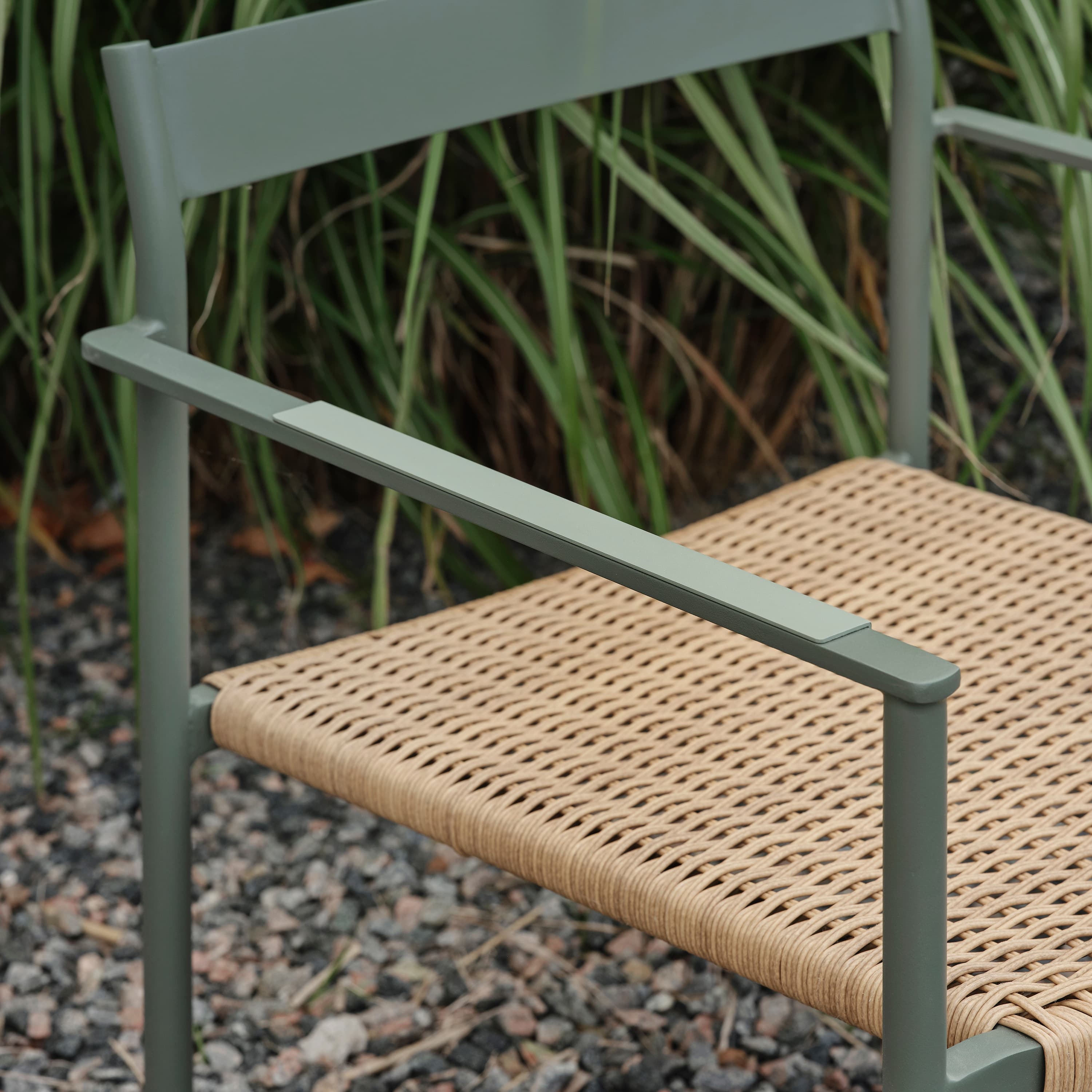 DK Loungestol Nordic Green/Natur