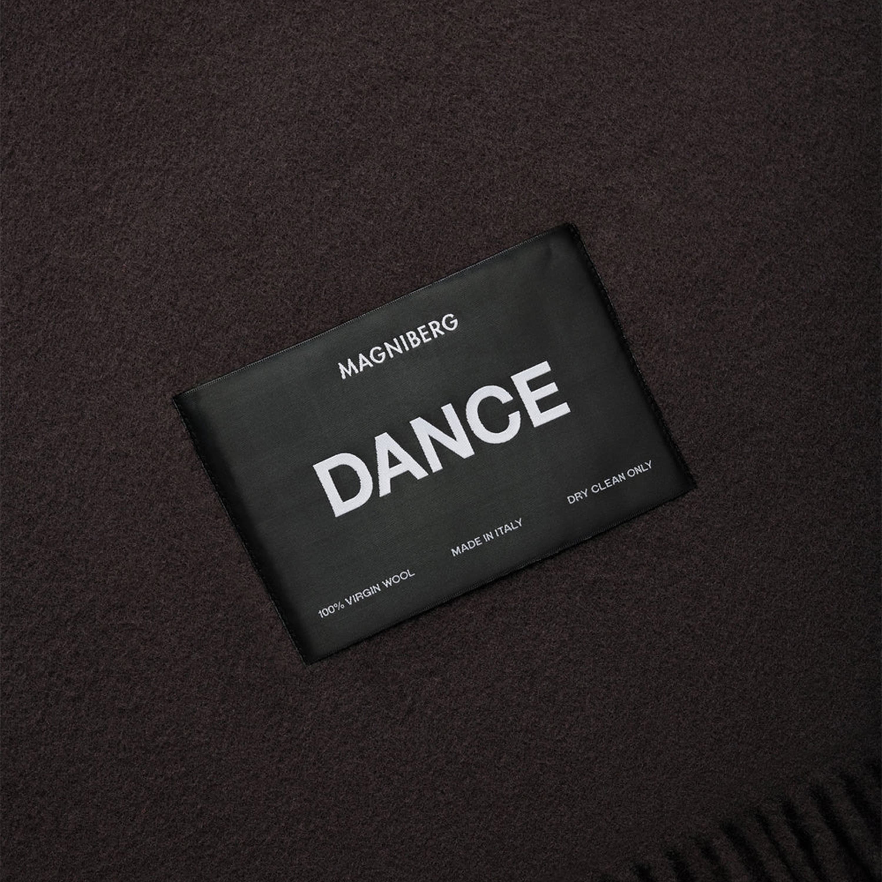 Bold Wool Throw Dark Chocolate