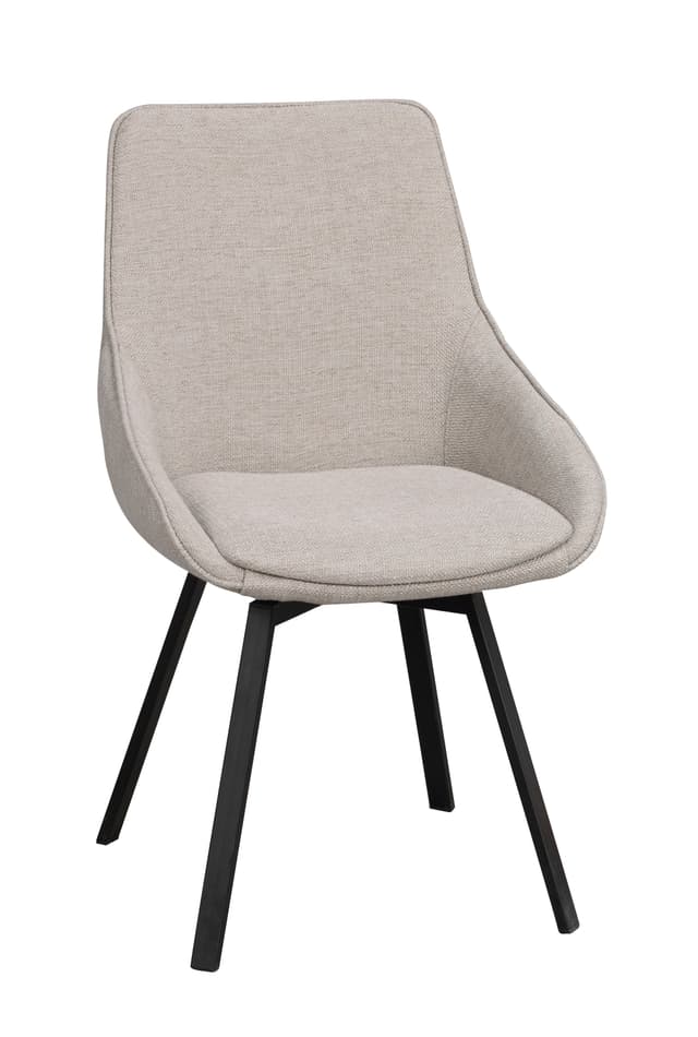 Alison Esszimmerstuhl Beige/Schwarz