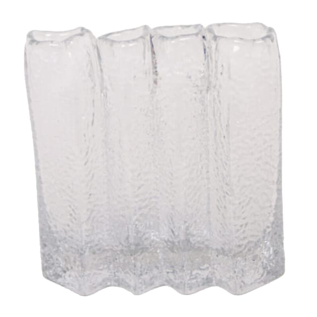 Stem Vase Clear Glass 21cm