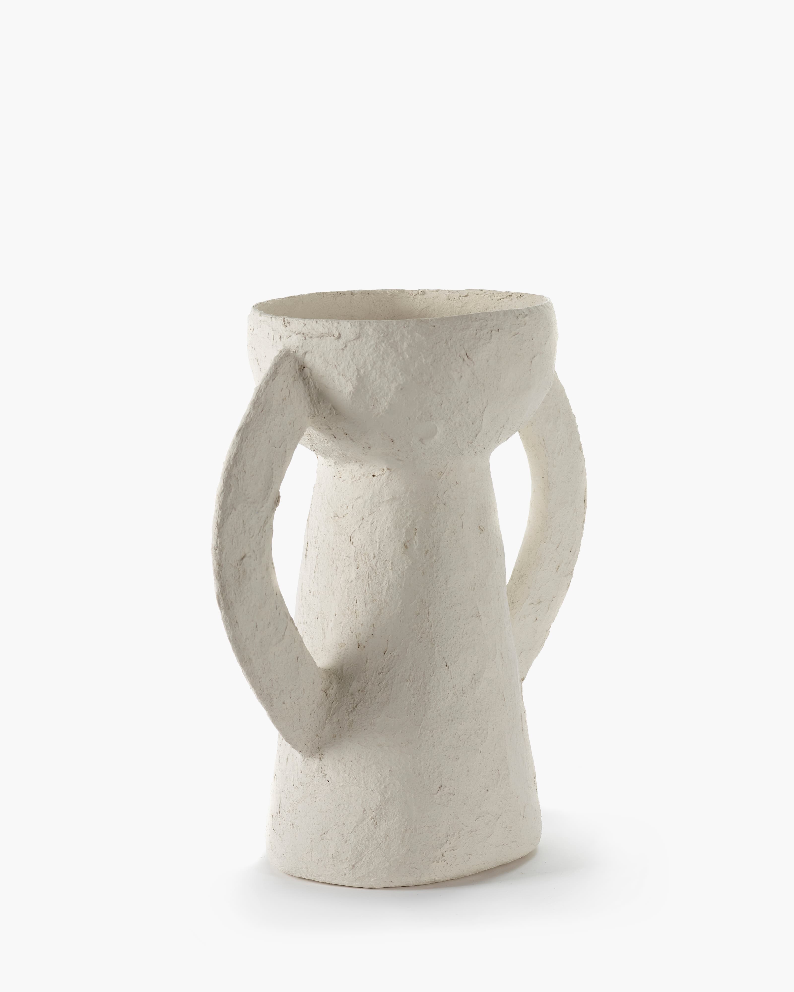 Earth Vase Weiß L