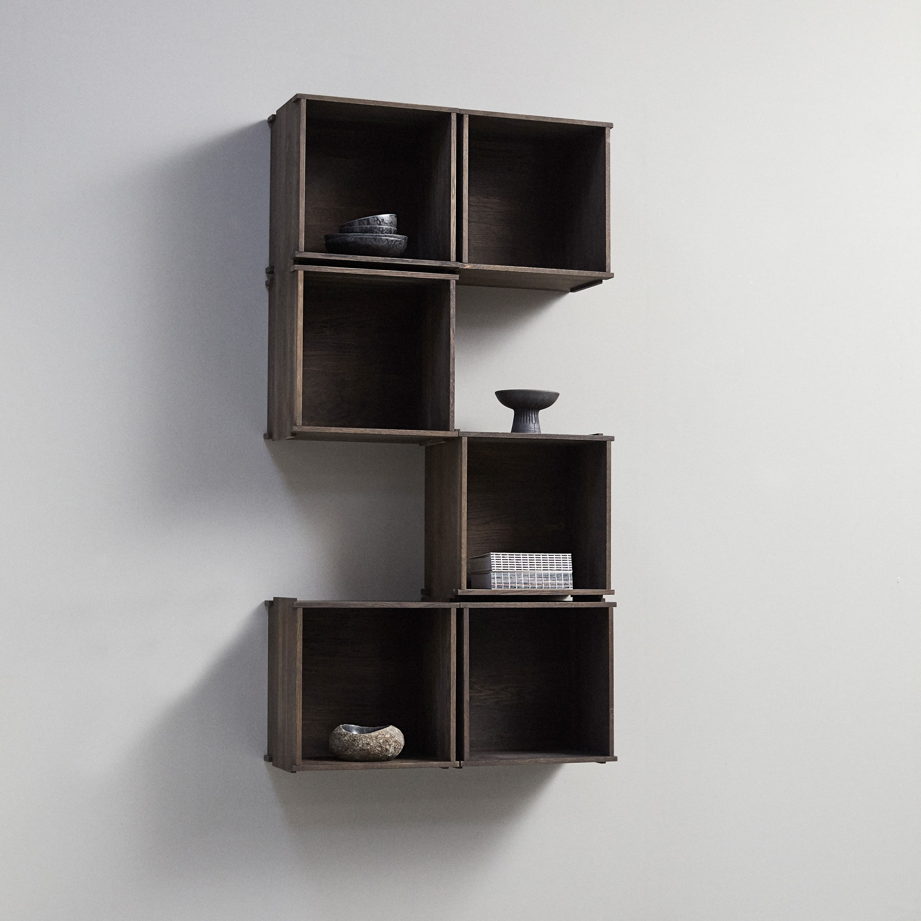 Blocks Wandregal Smoked Oak 44x30