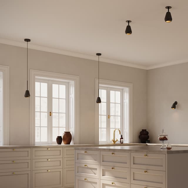 Anoli Spot ceiling lamp Black