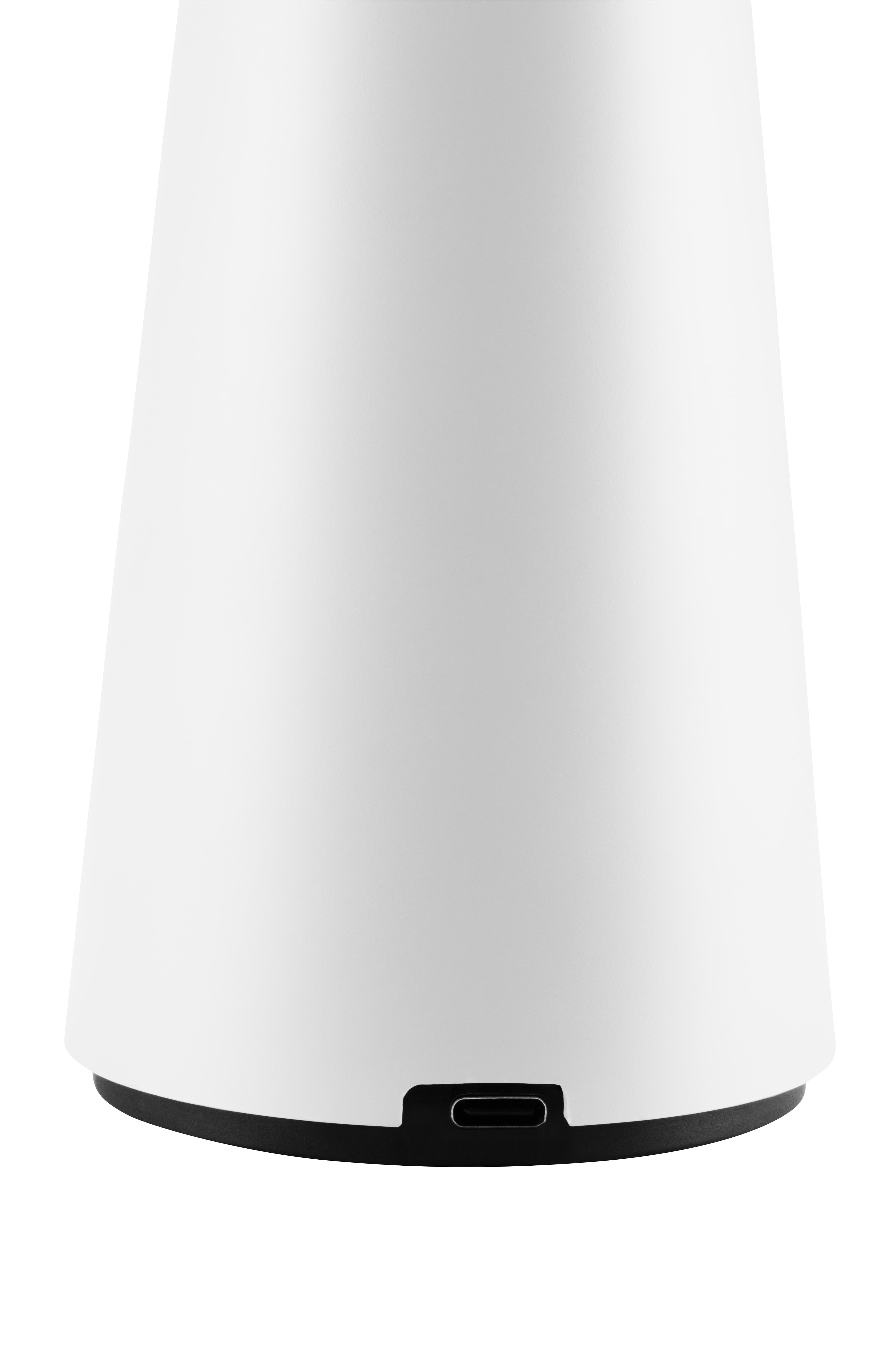 Cannes Portabel Tischlampe Weiß 26cm