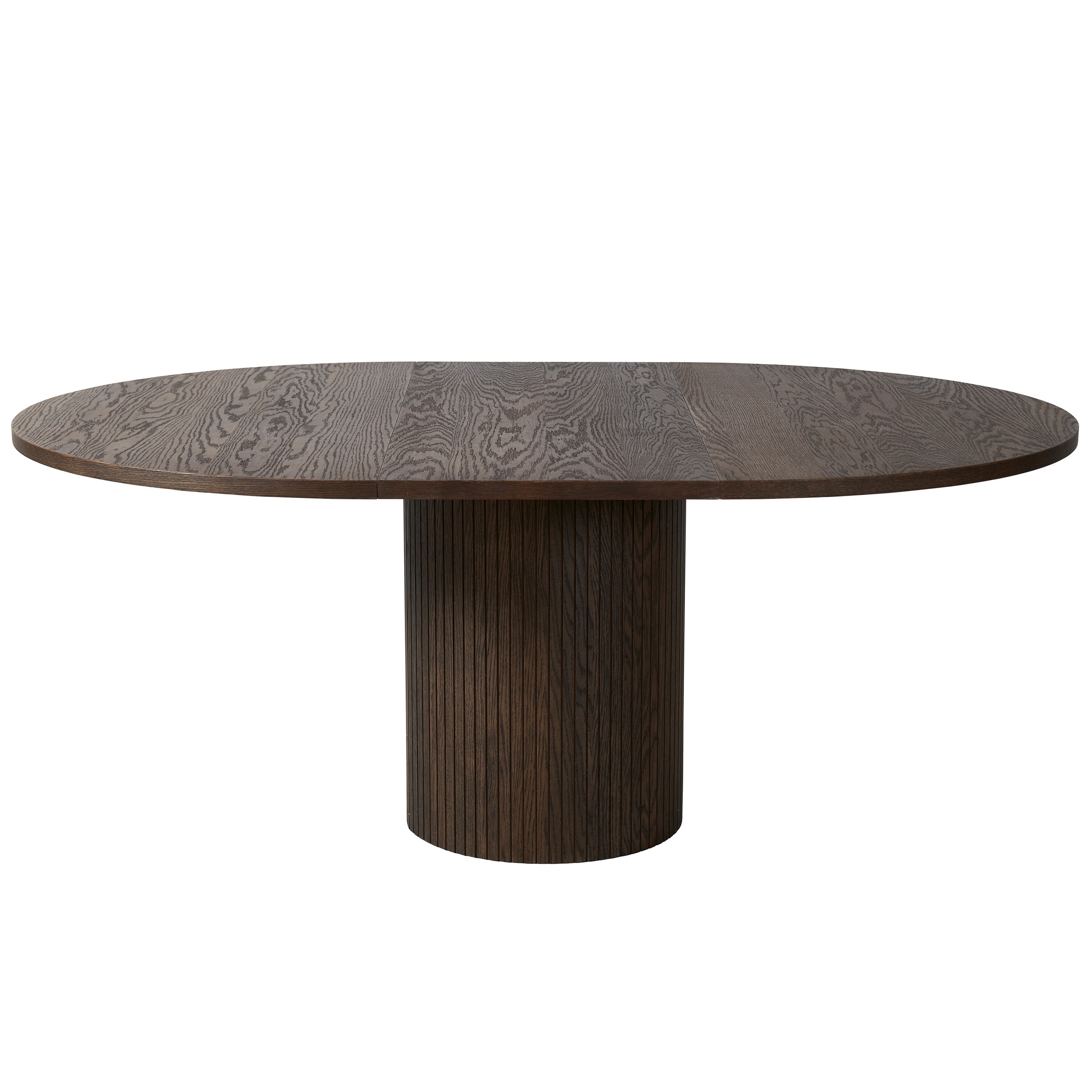 Bauer Dining Table Brown Stained Oak Ø130+50