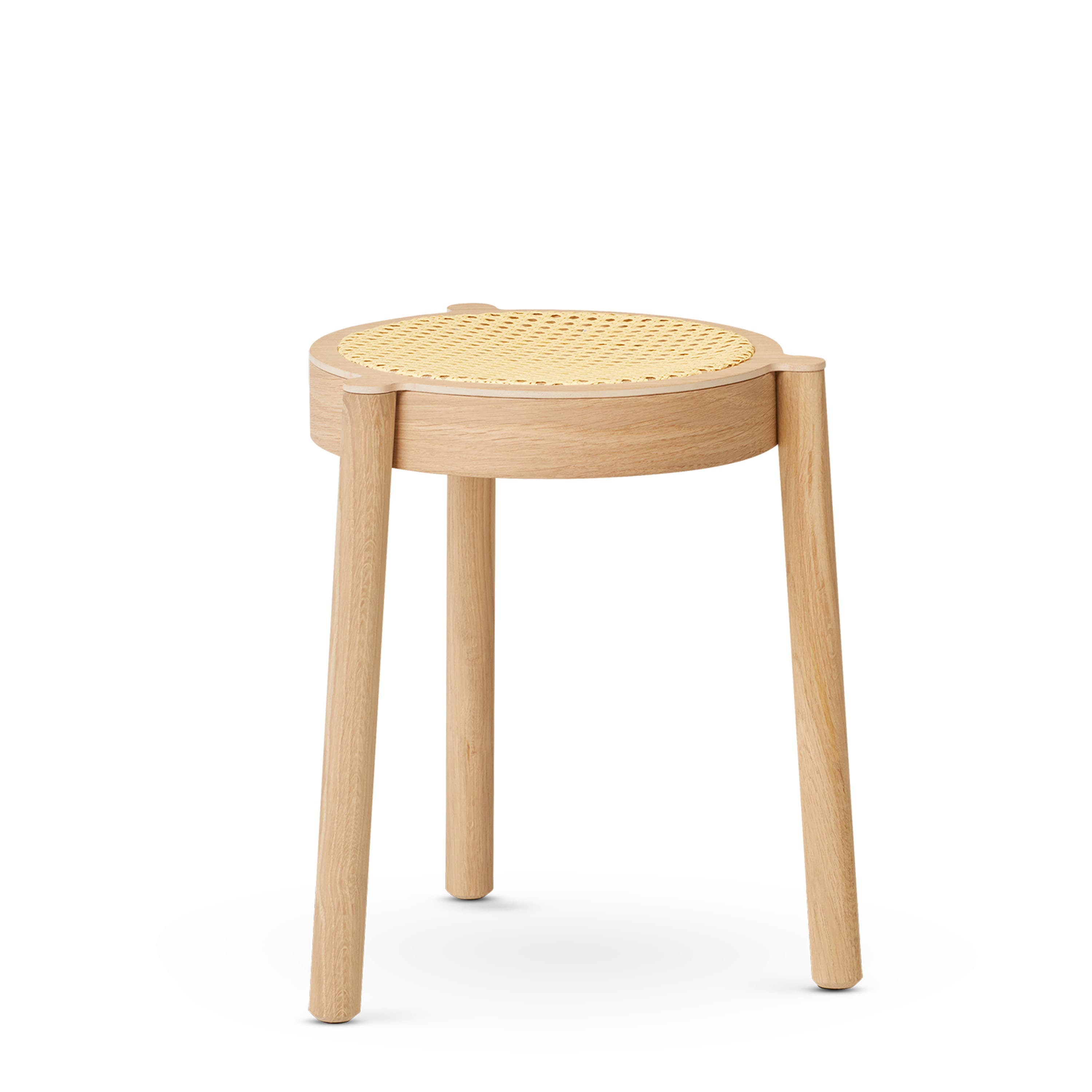 Pal Stool Light Oiled Oak/Light Mesh