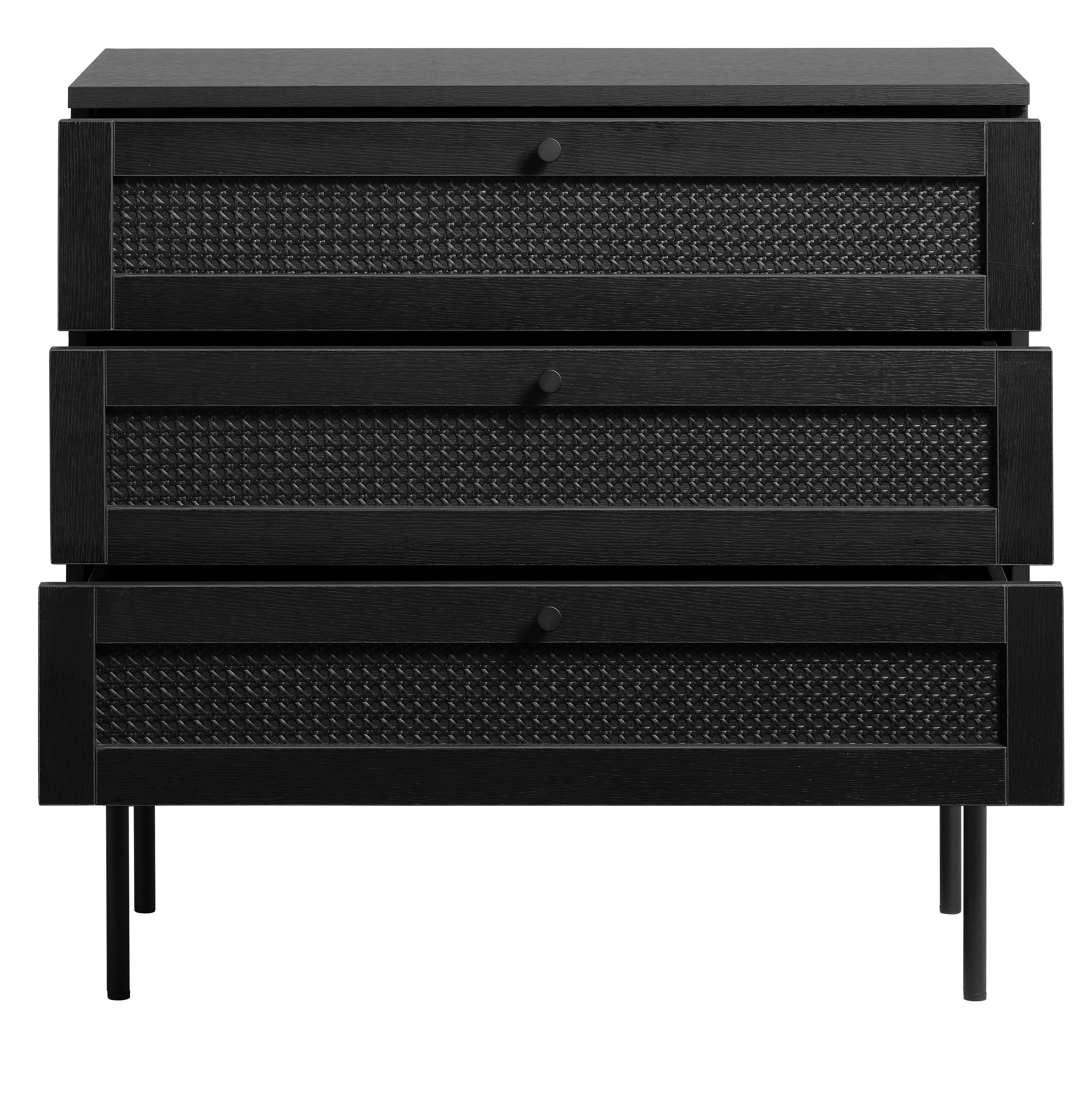 Elin Kommode Black 80cm