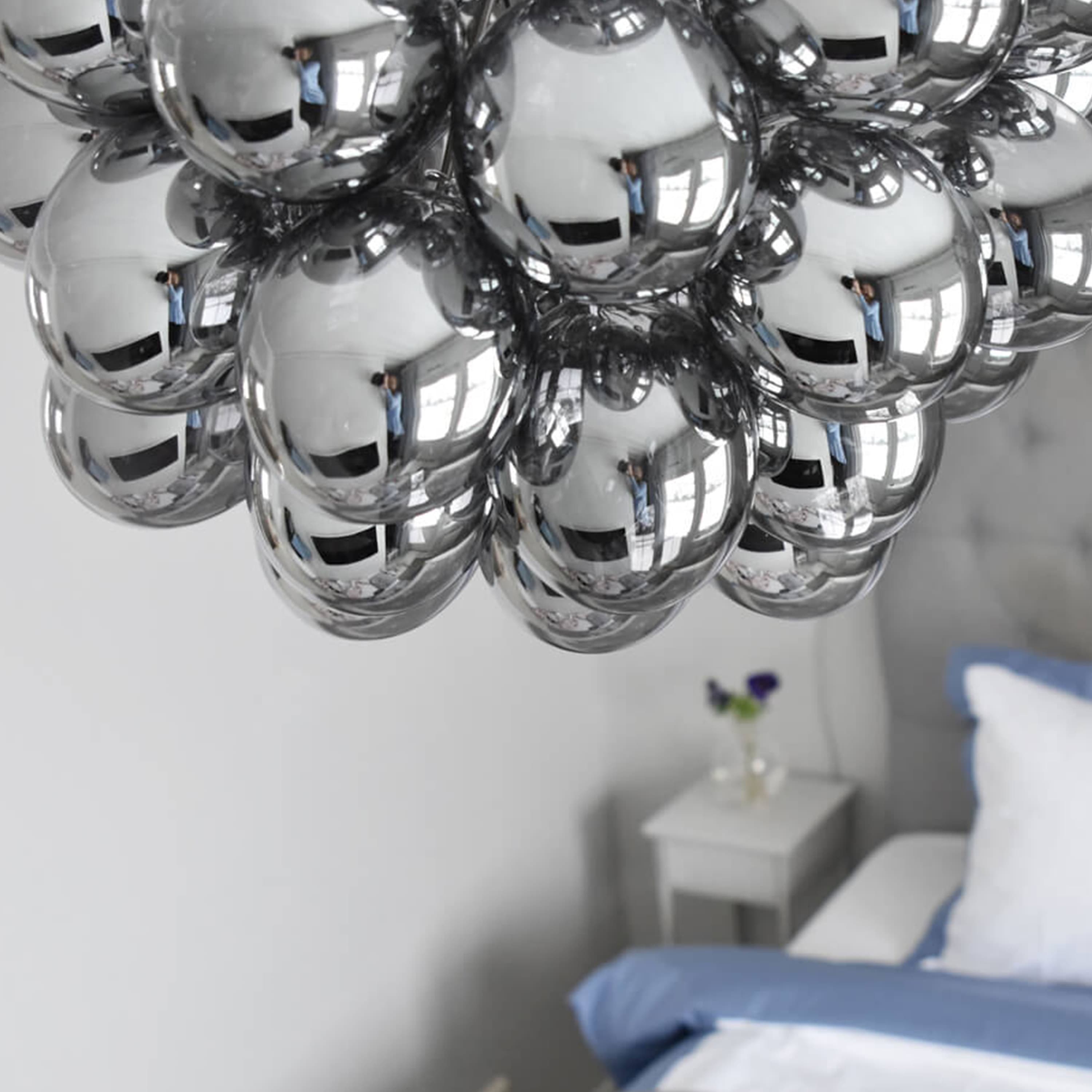 Gross Rauchgraue Deckenlampe