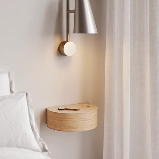 Wallie Wandregal Eiche/Graubeige