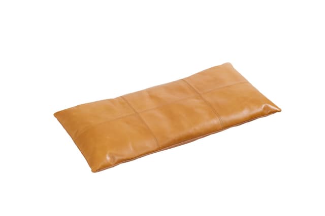 Sittsdyna Bank Leder Hellbraun 73x35cm