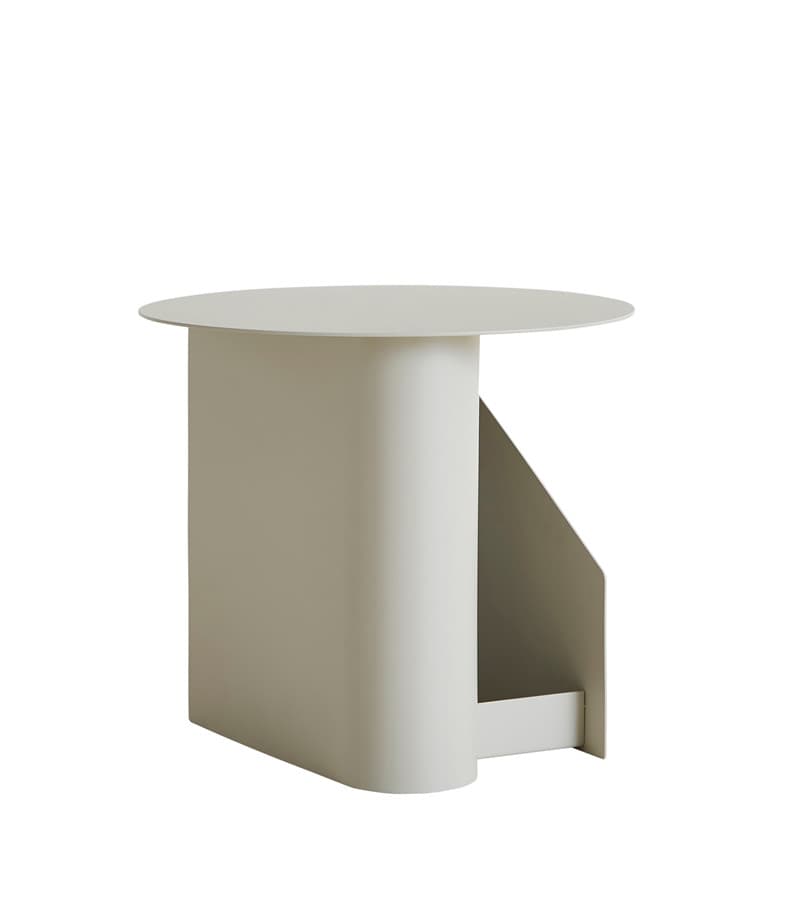 Sentrum Side Table Warm Grey Ø40