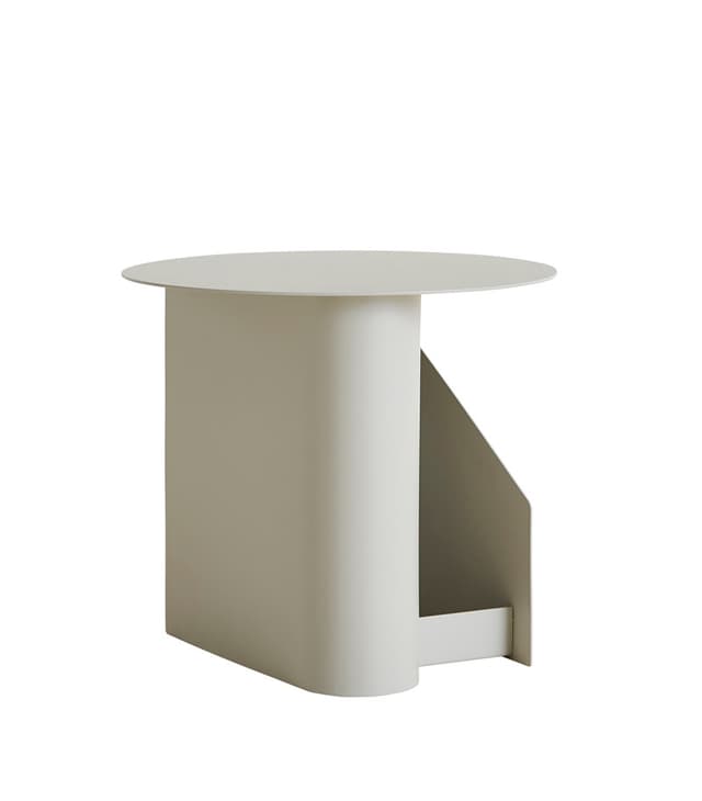 Sentrum Side Table Warm Grey Ø40