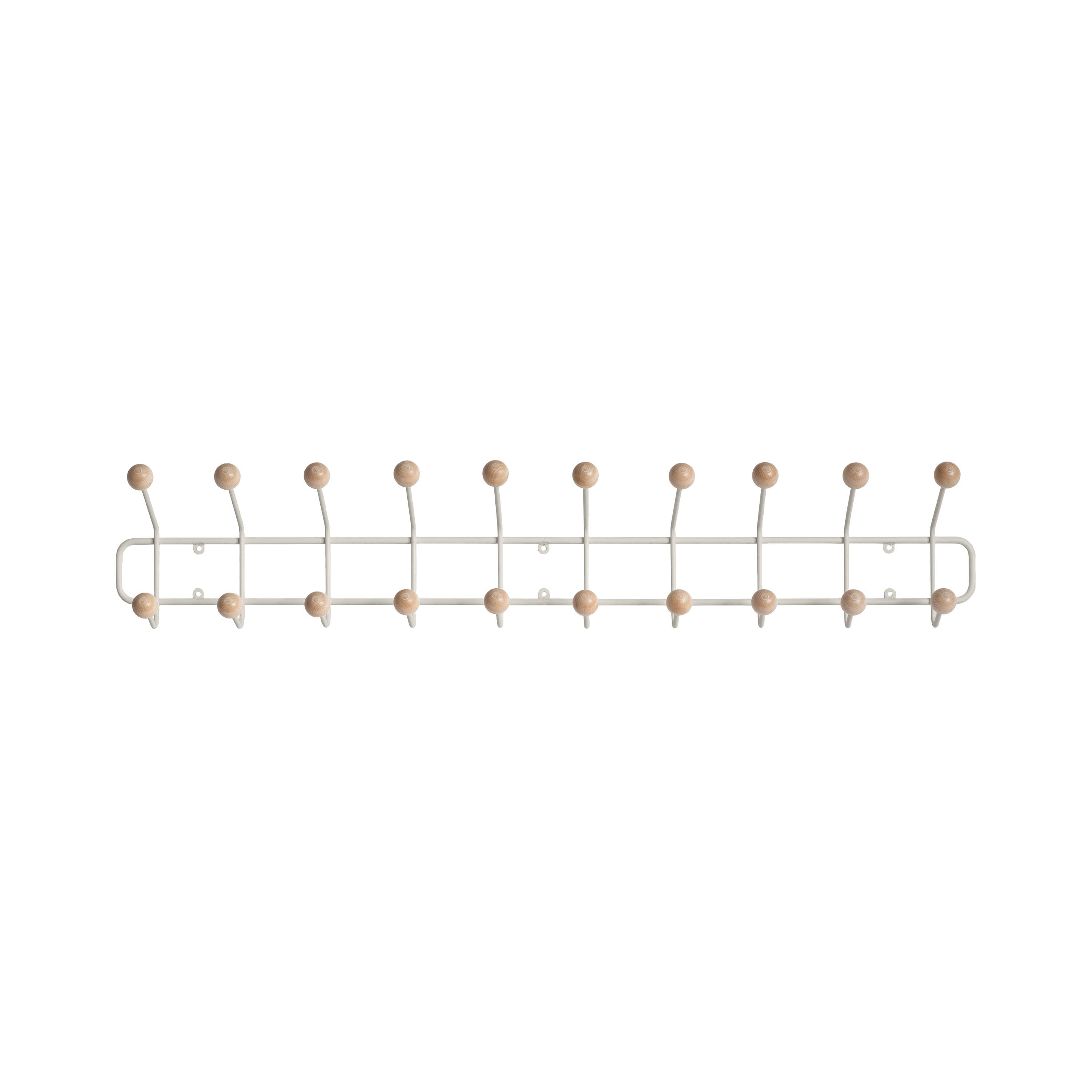 Bill Horizontal Coat Rack Greige 102cm