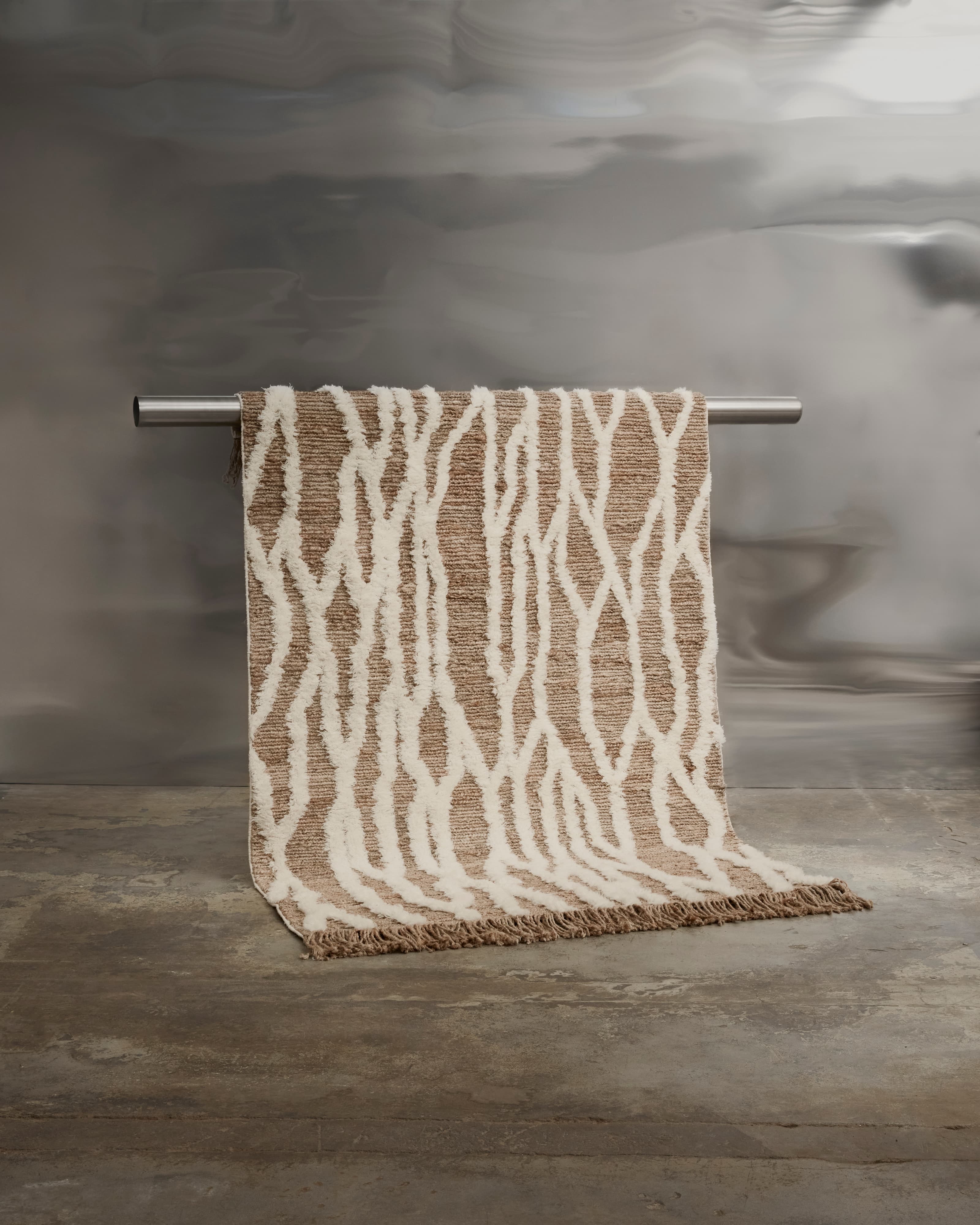 Wahl Jute/Wool Rug Brown/Offwhite 250x350