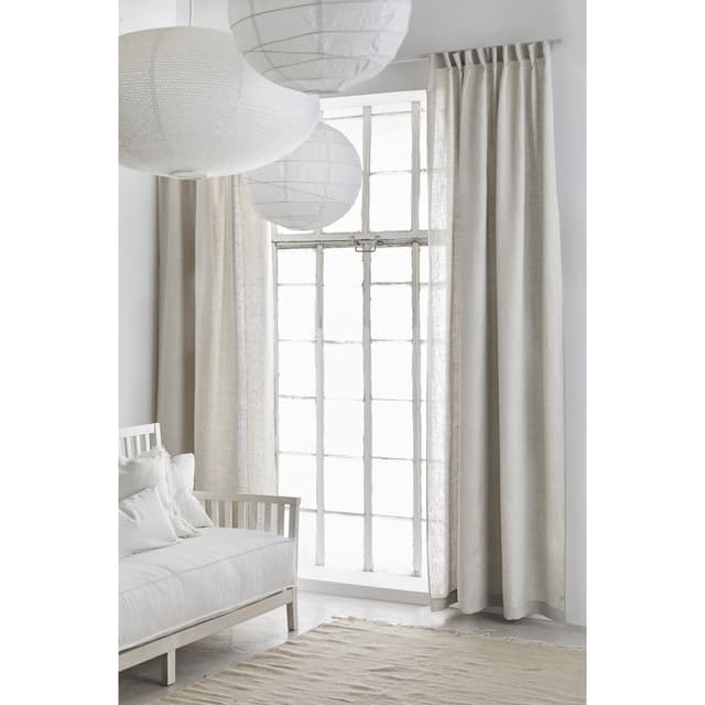 Twilight Curtain Length Linen Mist 140x290