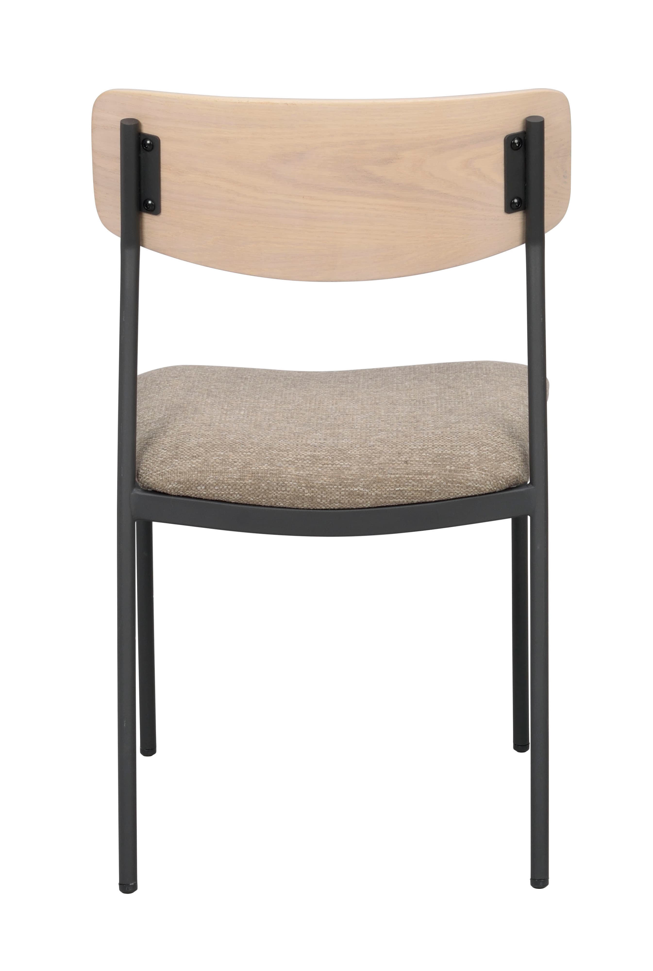 Maymont Esszimmerstuhl Weiß Pigmentierte Eiche/Dunkelbeige/Schwarz