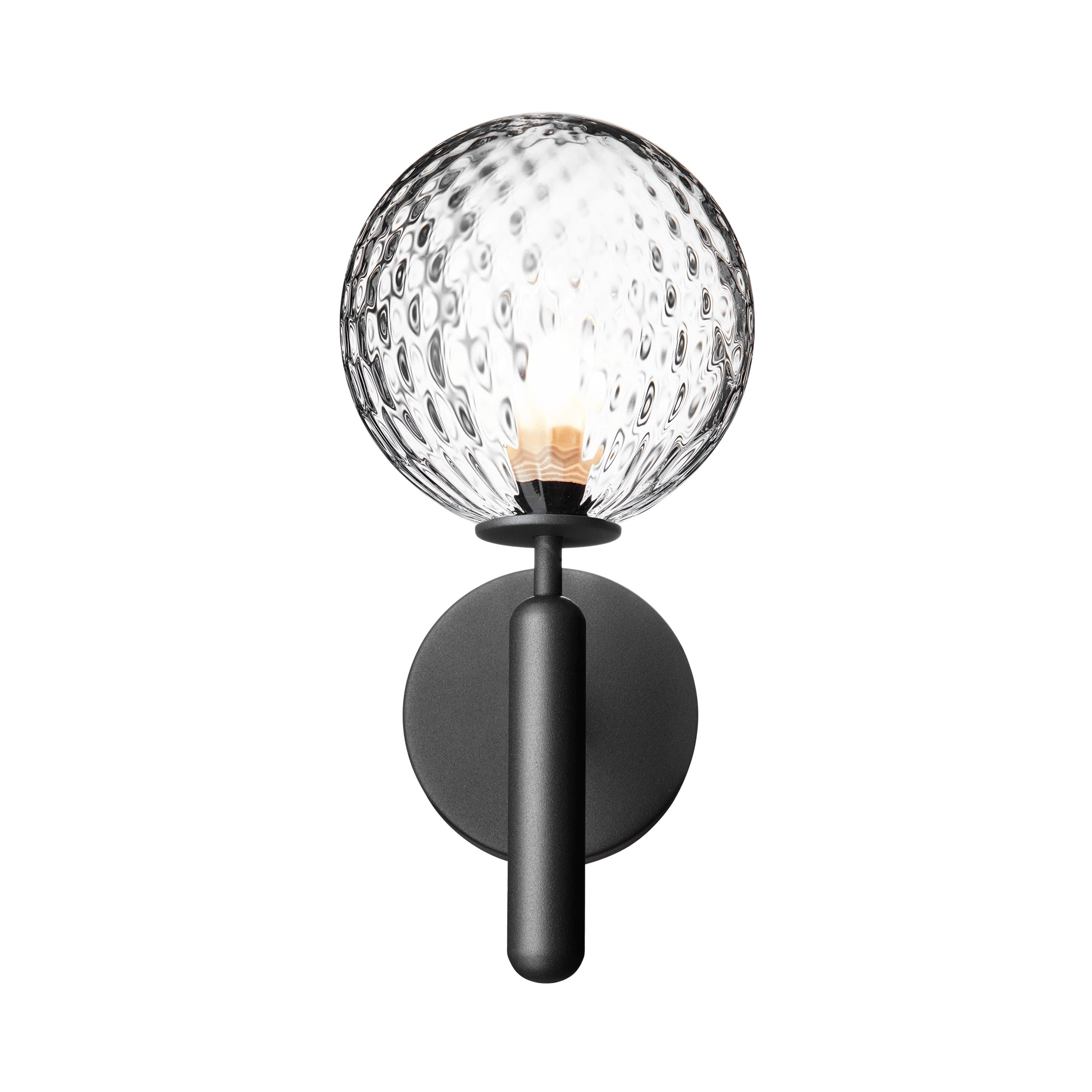 Miira wall lamp Rock Grey/Optic Clear