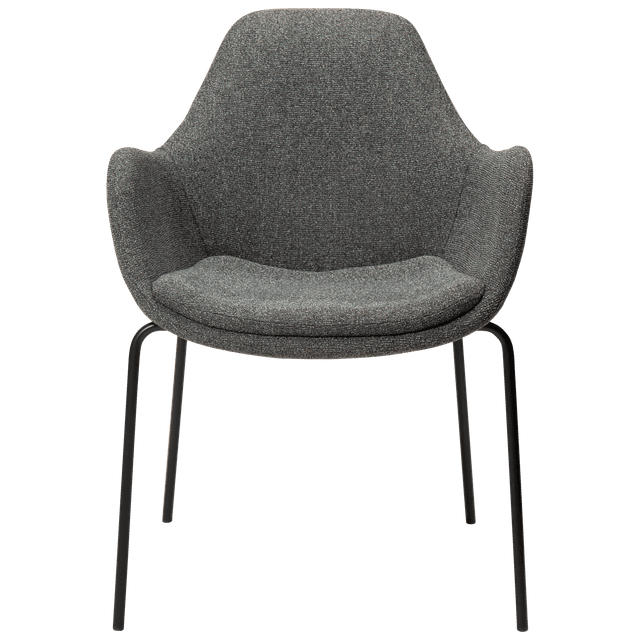 Zimmer Dining Chair Boucle Grey/Black