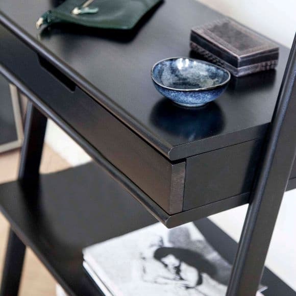 Noble Schwarze Flurgarderobe