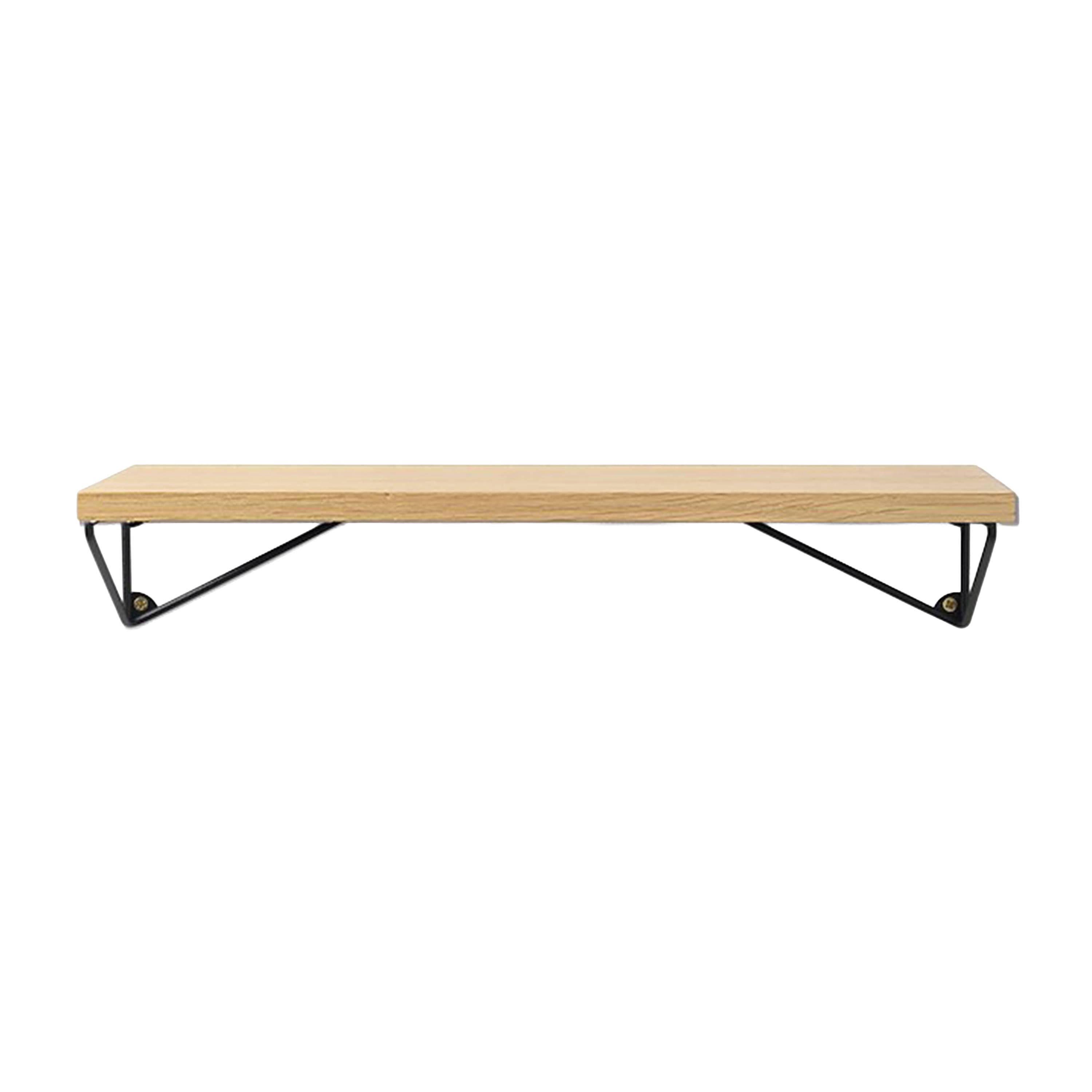 Pythagoras Wall Shelf Oak/Black XSmall