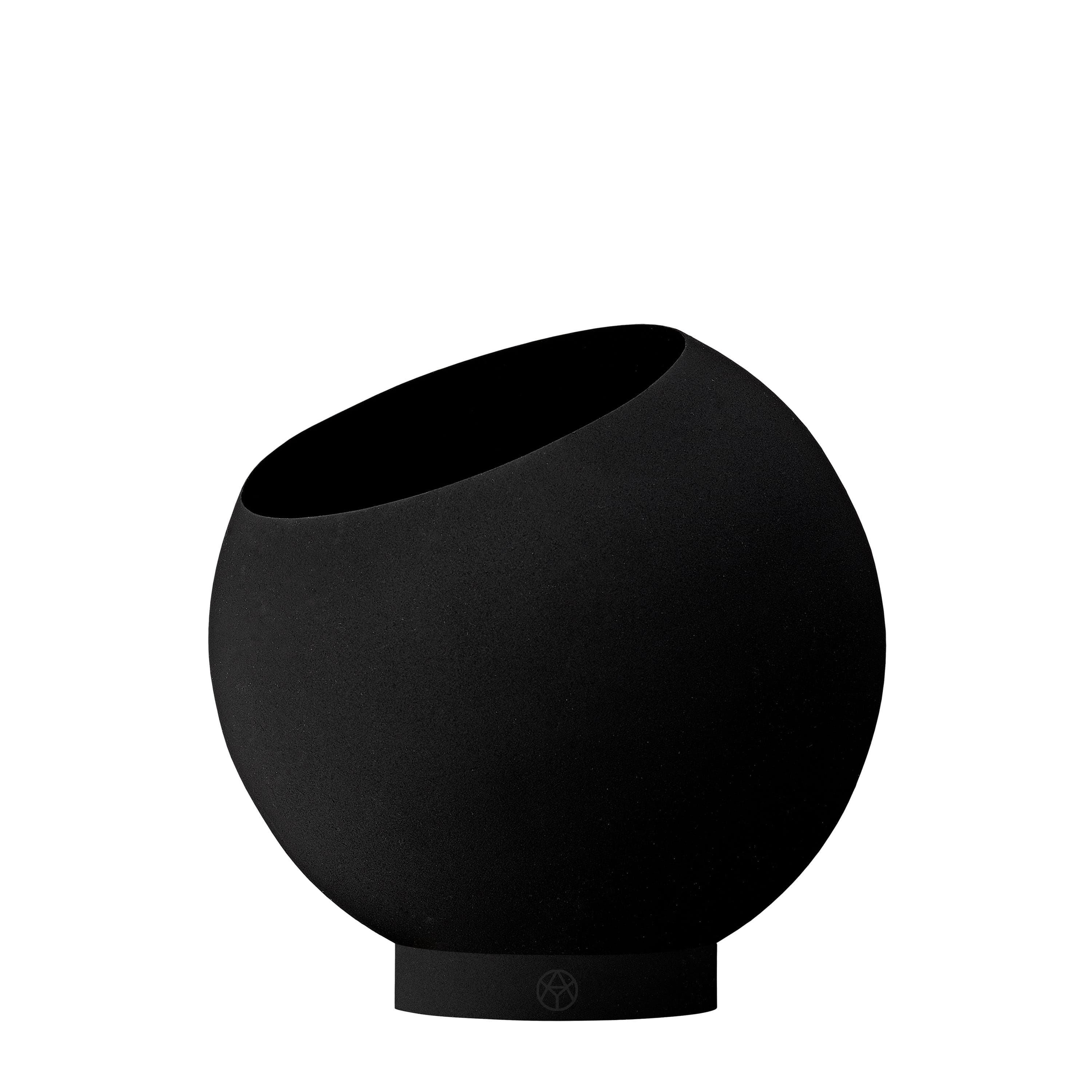 Globe Blumentopf Black Ø21