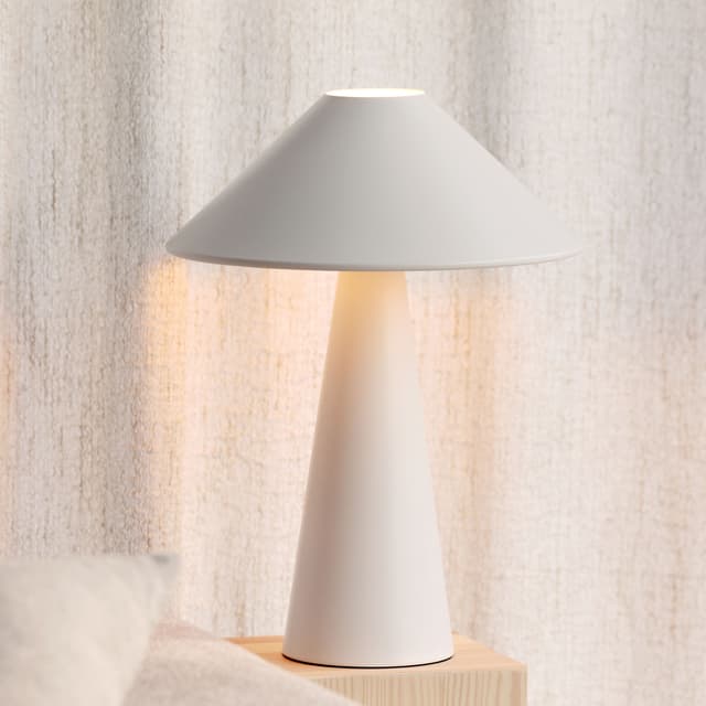Cannes Table Lamp White