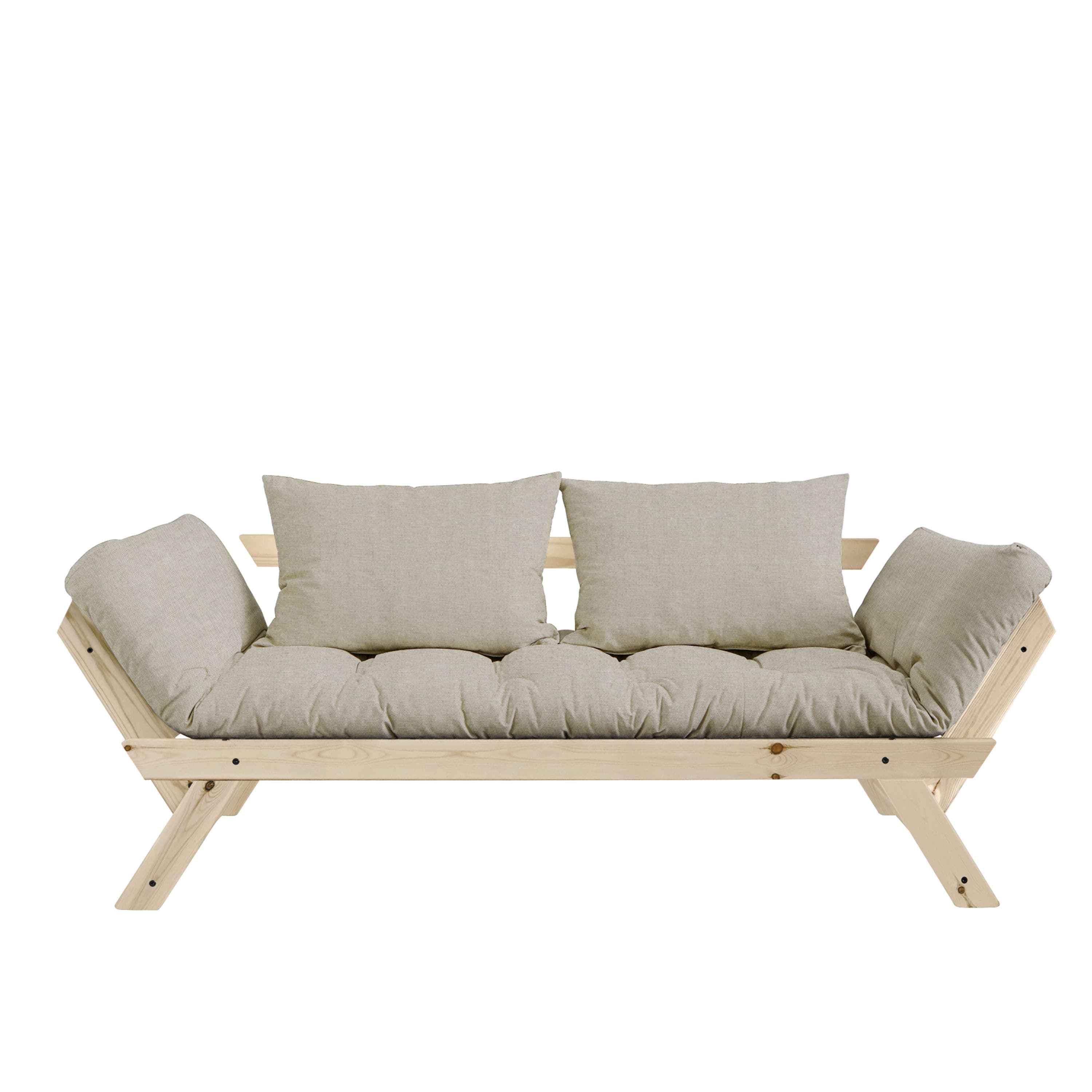 Bebop Tagesbett Natur/Leinen 174cm