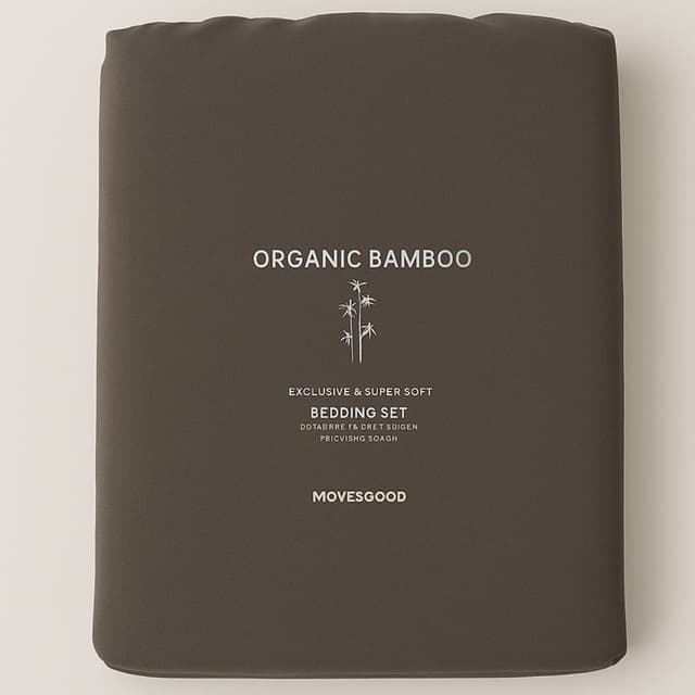 Bamboo Bettwäsche-Set Mud 150x210/50x60