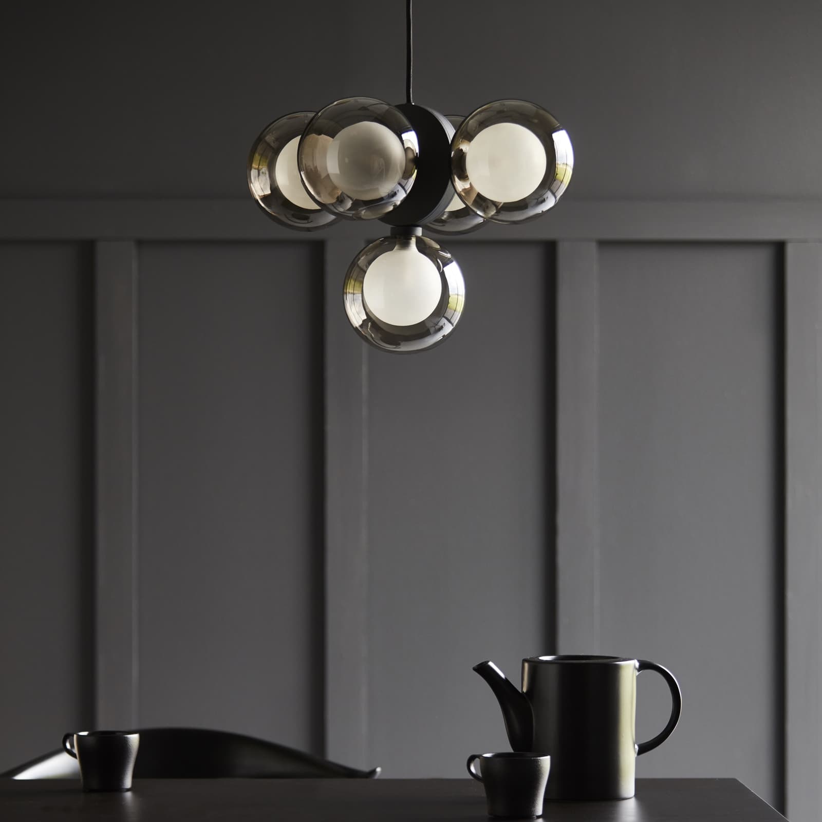 Discus 49 Deckenlampe Schwarz