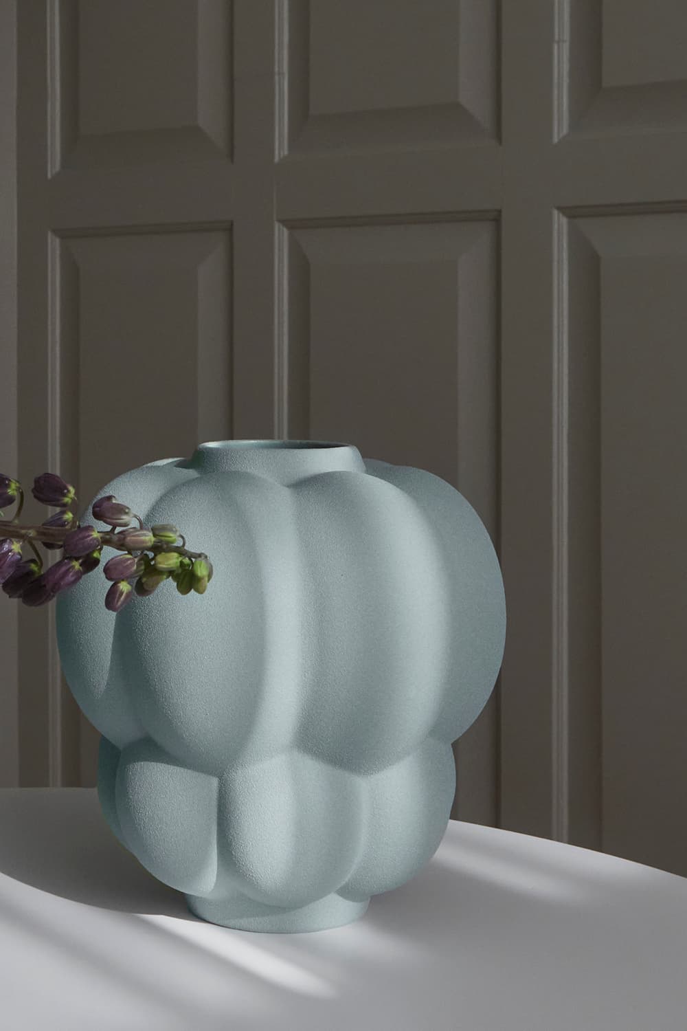 Uva Vase Keramik Blassminze 28 cm